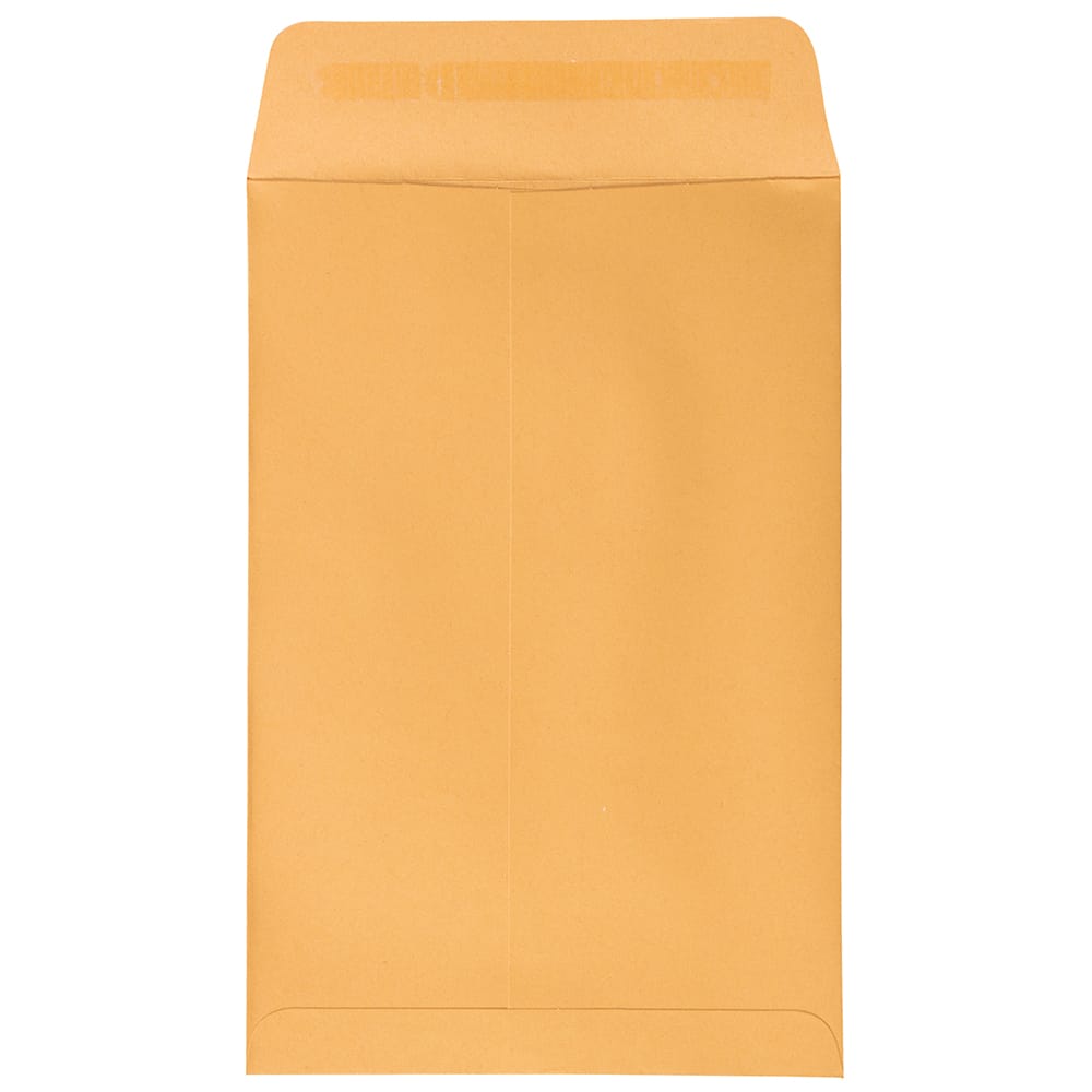 JAM Paper 6&#x22; x 9&#x22; Brown Kraft Manila Open End Catalog Envelopes