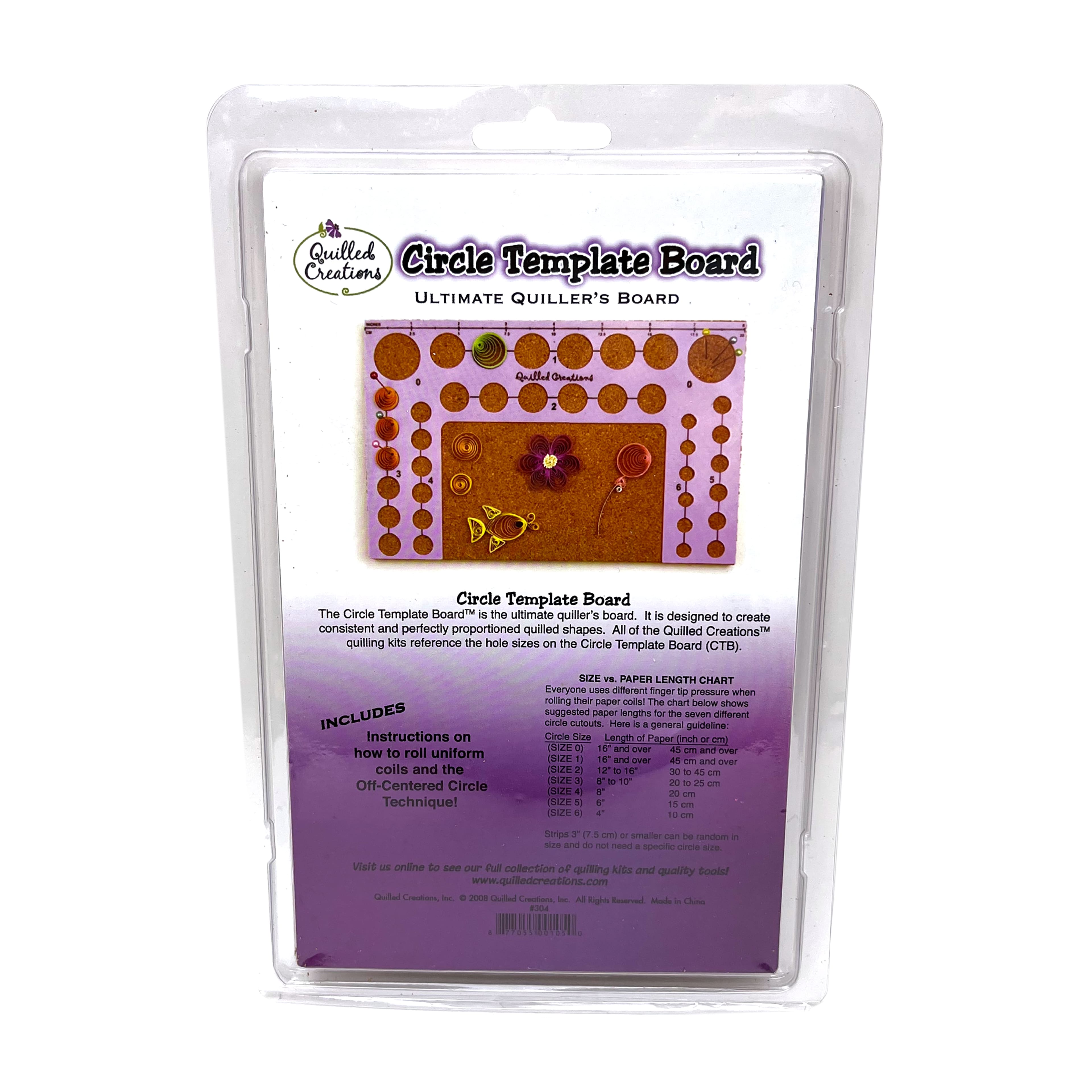 12 Pack: Quilled Creations™ Circle Template Board