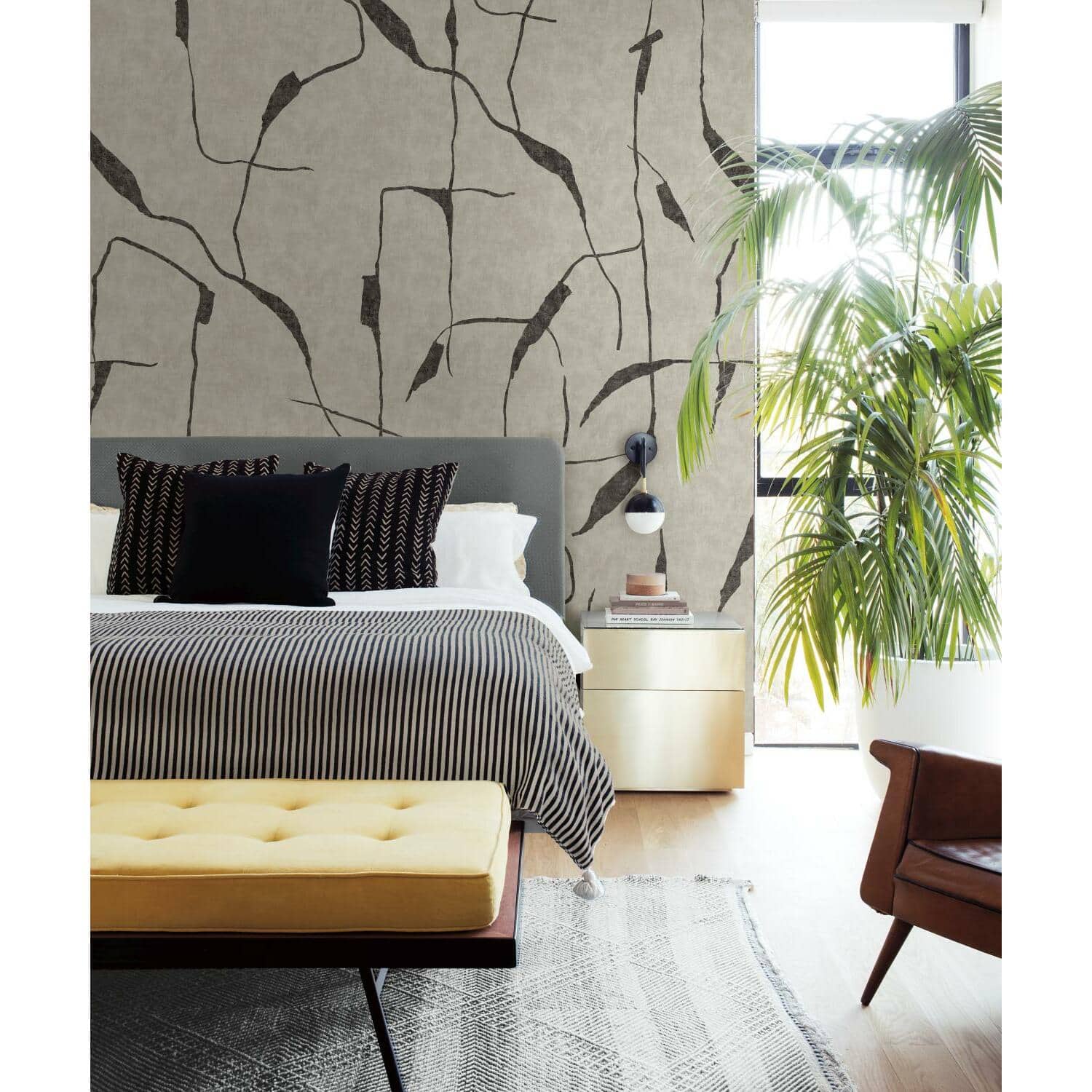 Roommates Ivory Coast Mural Peel & Stick Wallpaper