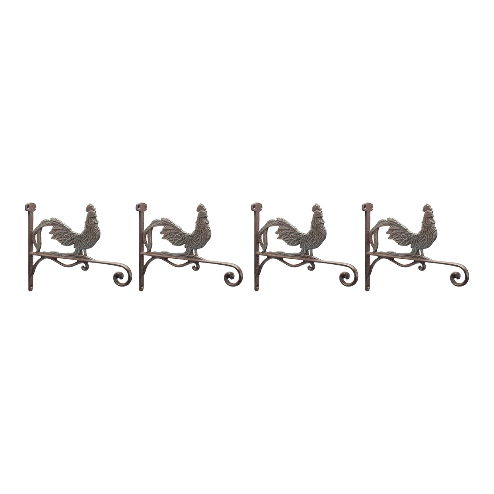 9.75&#x22; Cast Iron Chicken Hooks, 4ct.