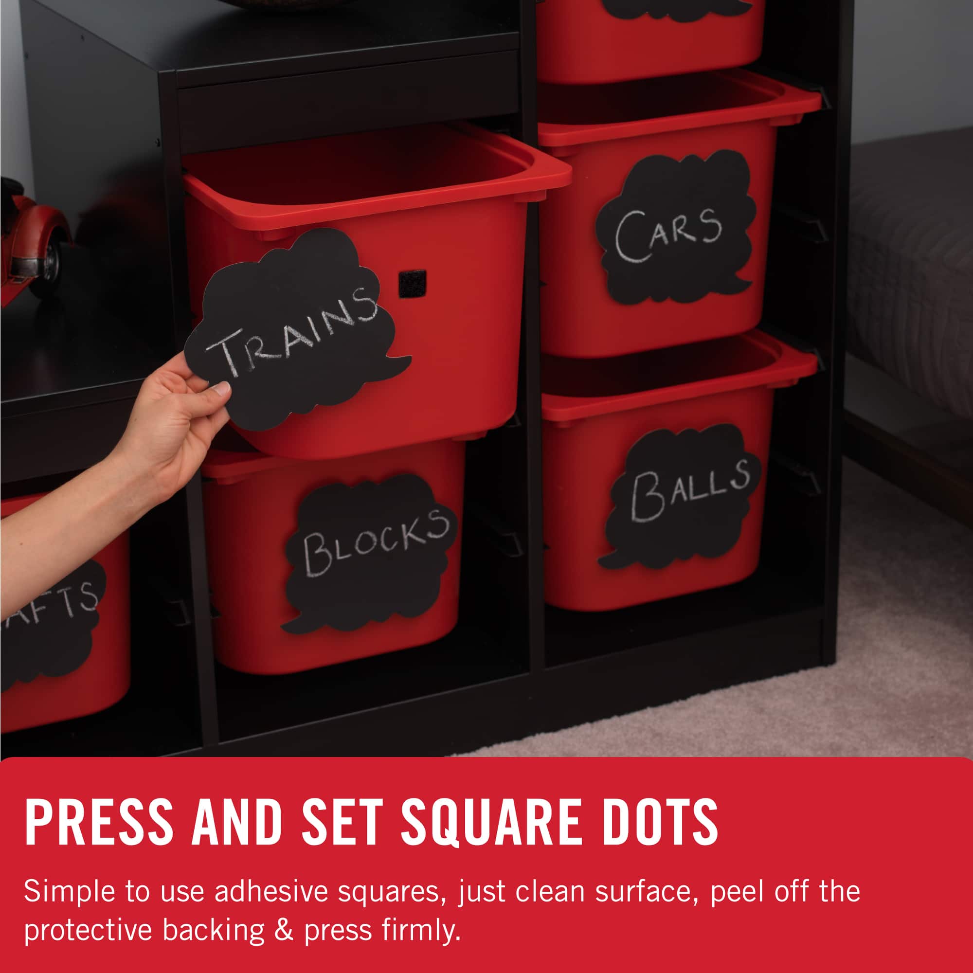 VELCRO® Brand Square Sticky Back Fasteners