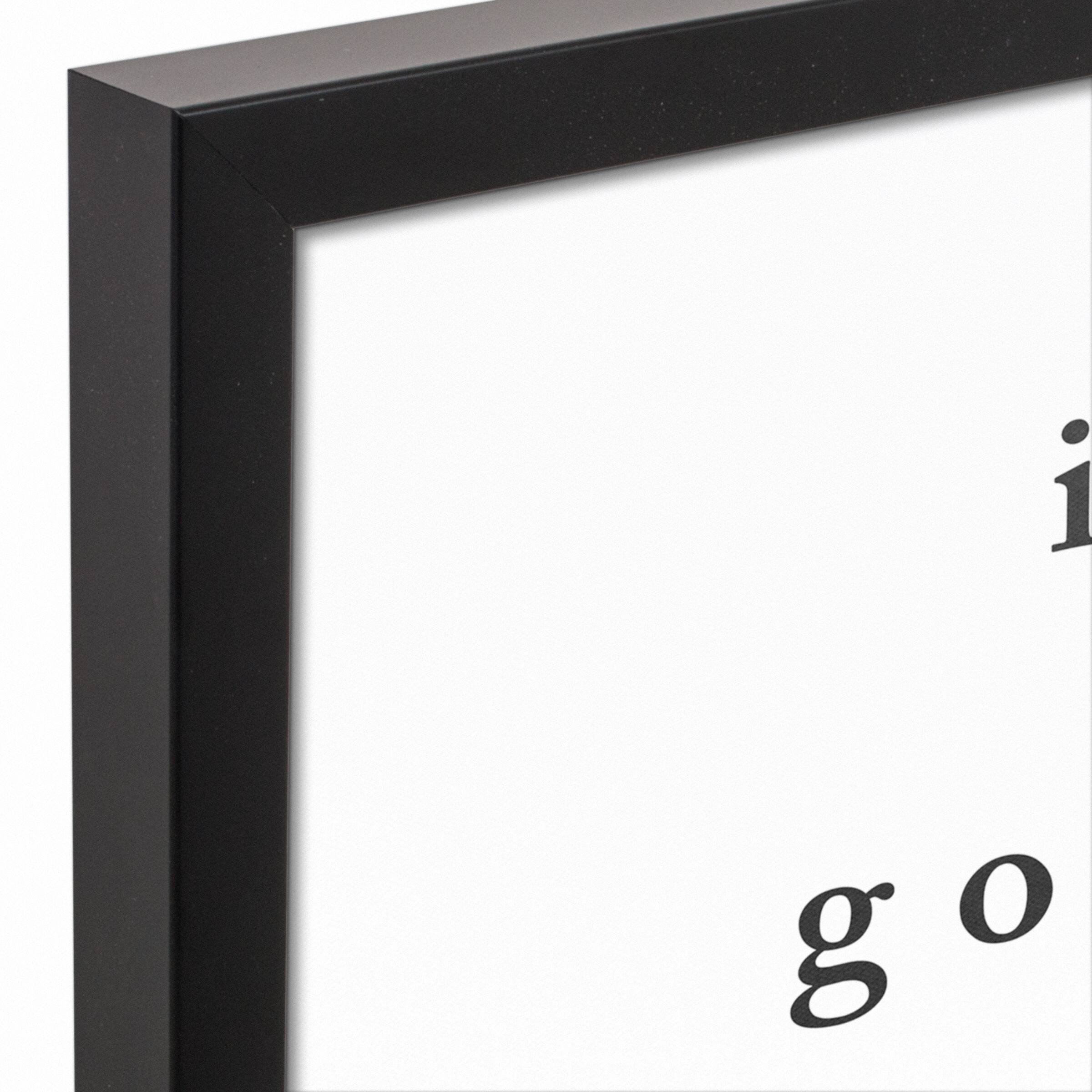 Good Day For A Good Day 17.73" x 21.73" Black Framed Canvas