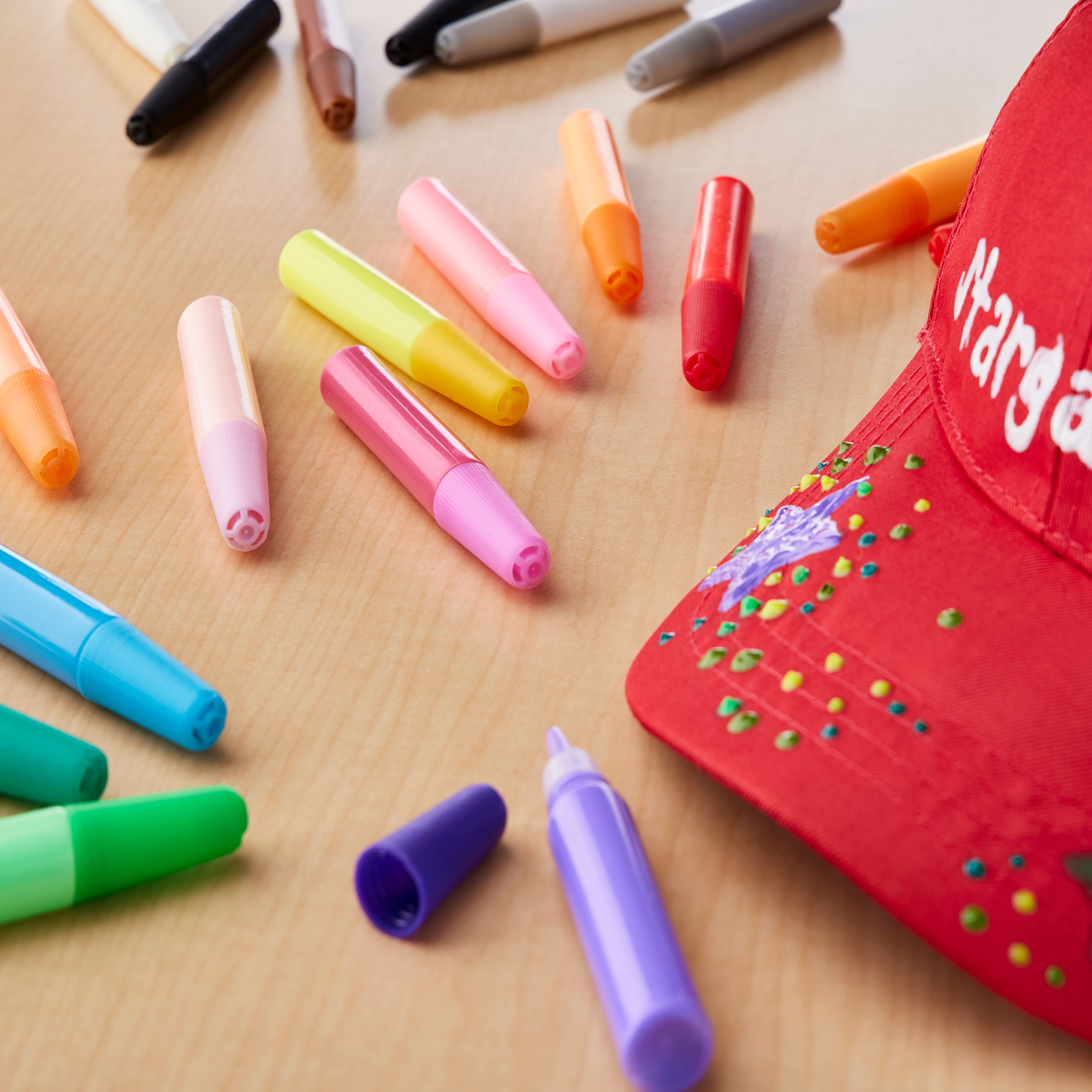 12 Packs: 30 ct. (360 total) Tulip® Dimensional Fabric Paint Mini Writers™