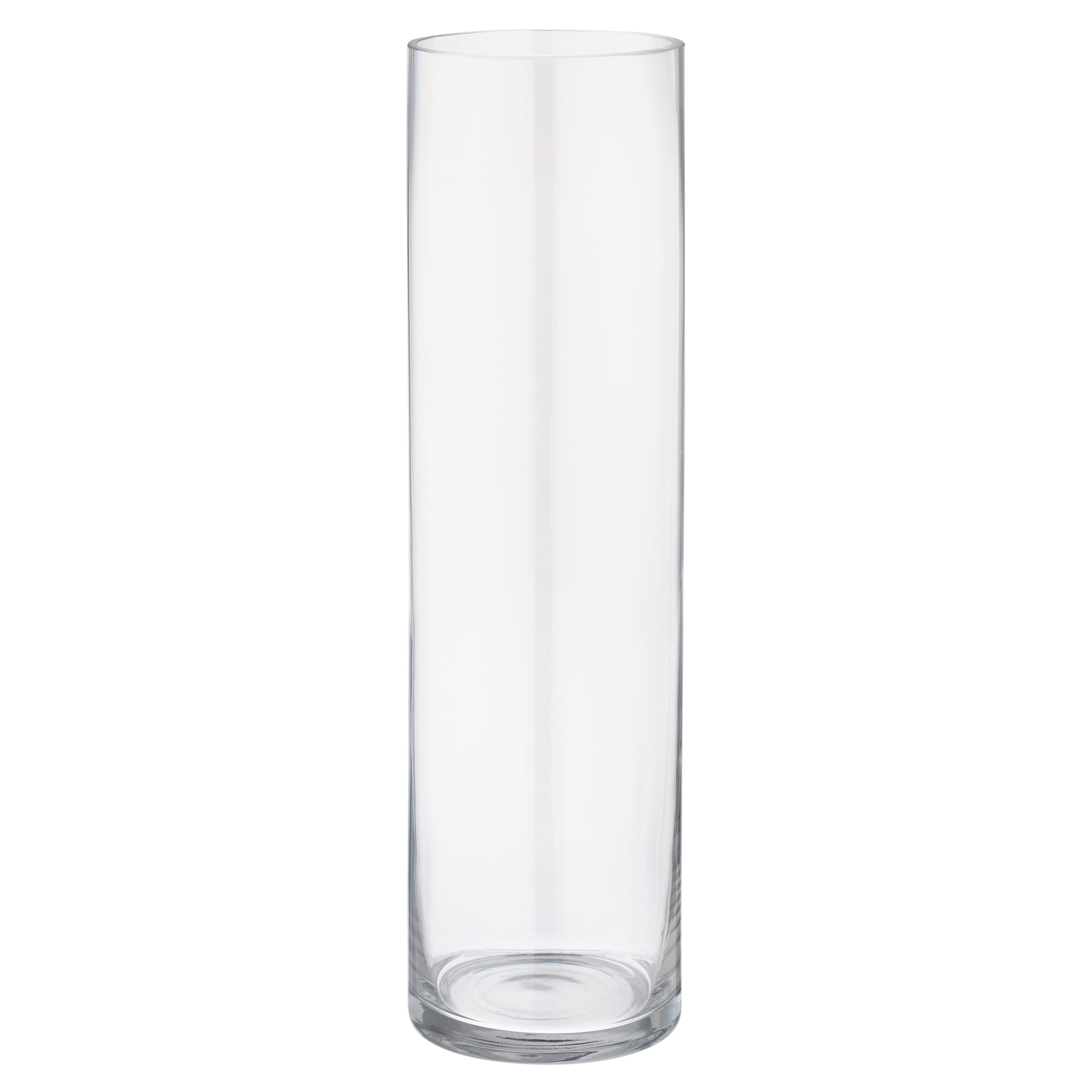 14" Clear Glass Cylinder Vase by Ashland®