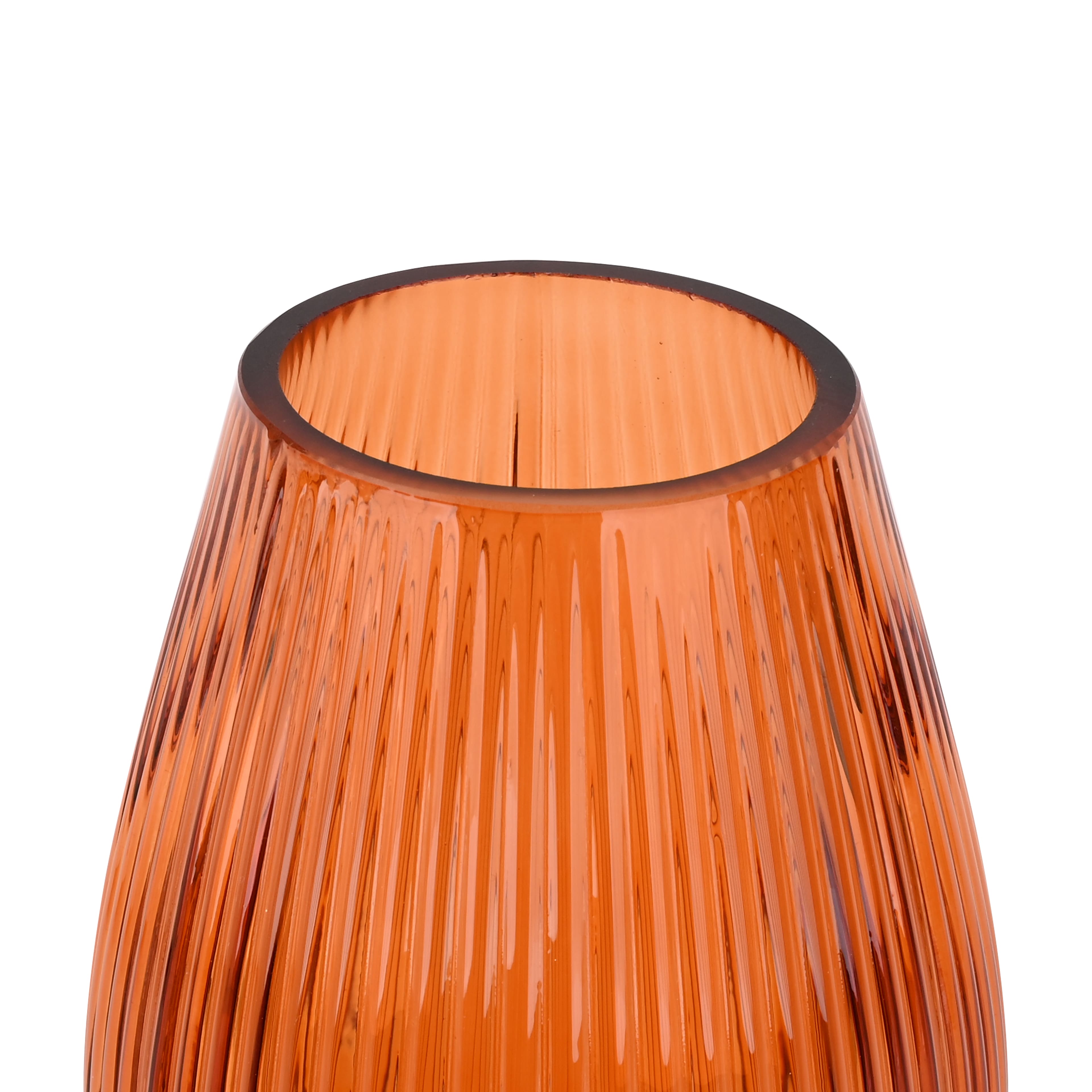 7&#x22; Ribbed Glass Vase by Ashland&#xAE;