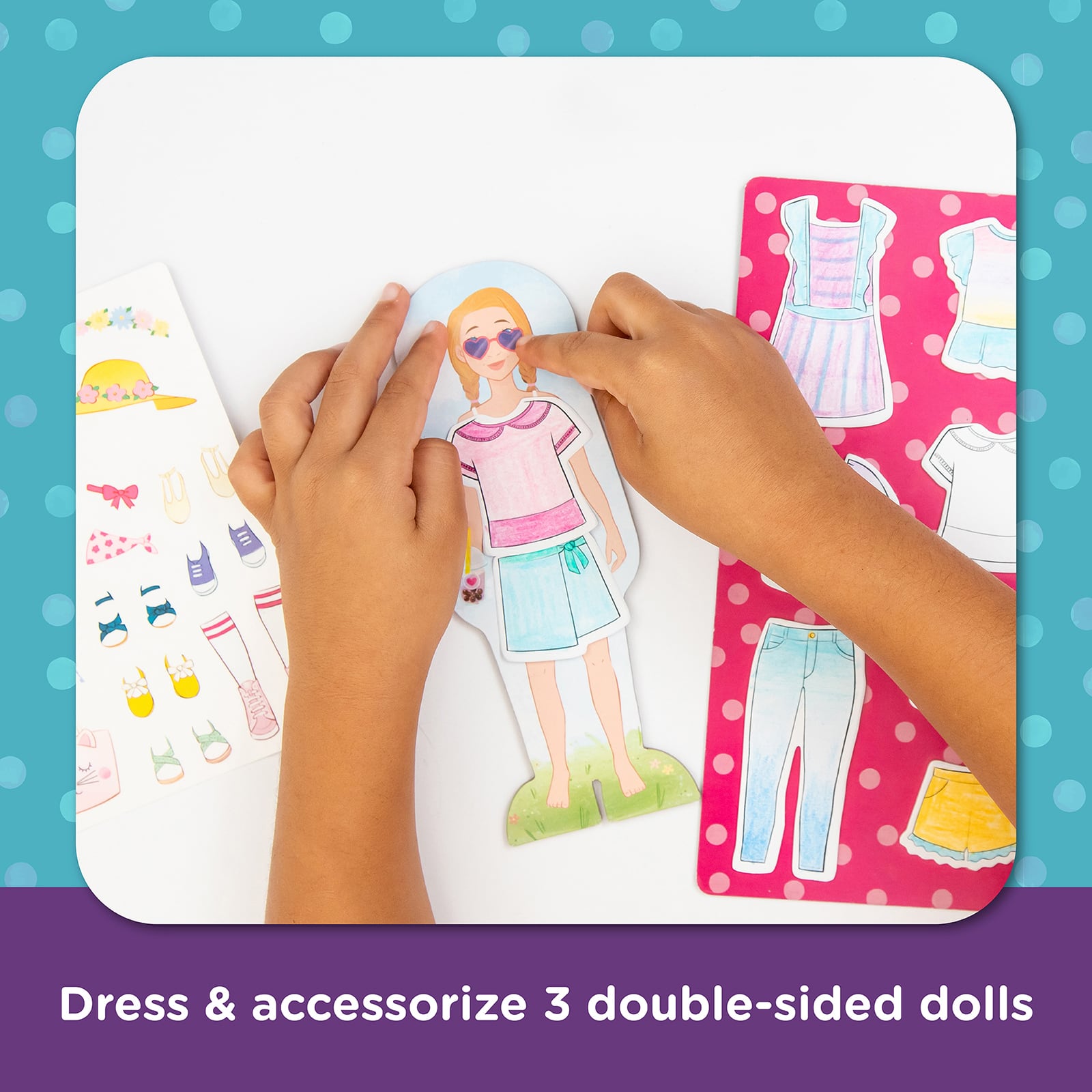 Educational Insights&#xAE; Papercraft Sweet Boutique Paper Dolls Kit