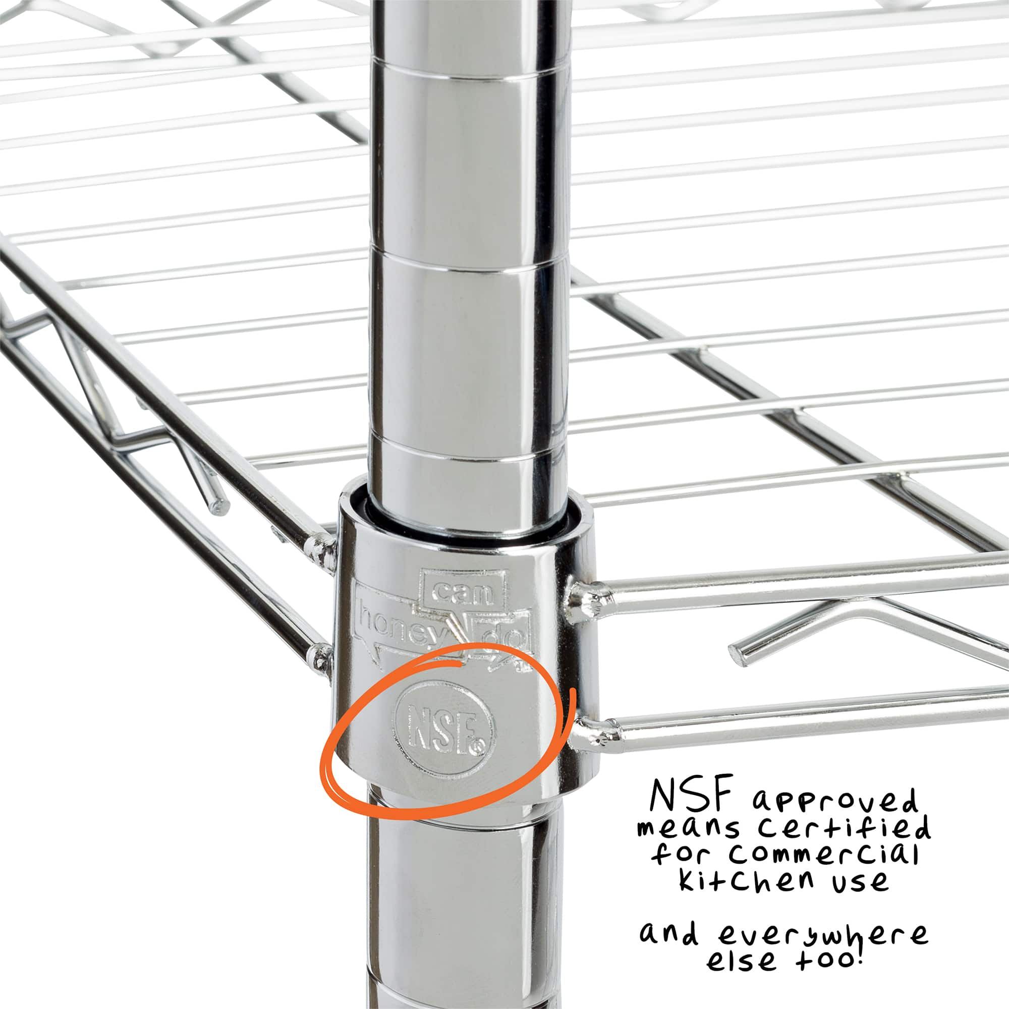 Honey Can Do 5-Tier Heavy-Duty Adjustable Shelving Unit