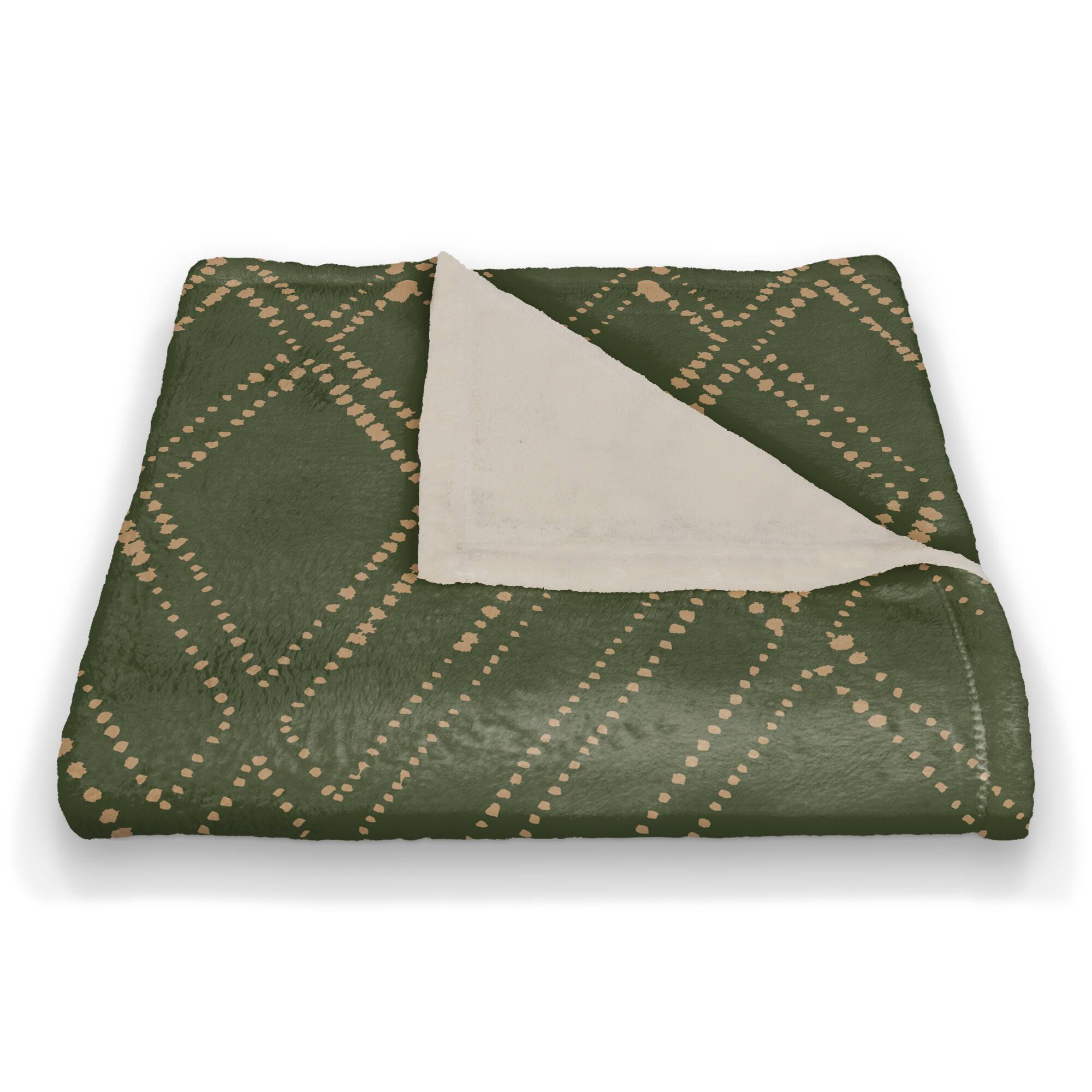 Diamond Coral Fleece Blanket