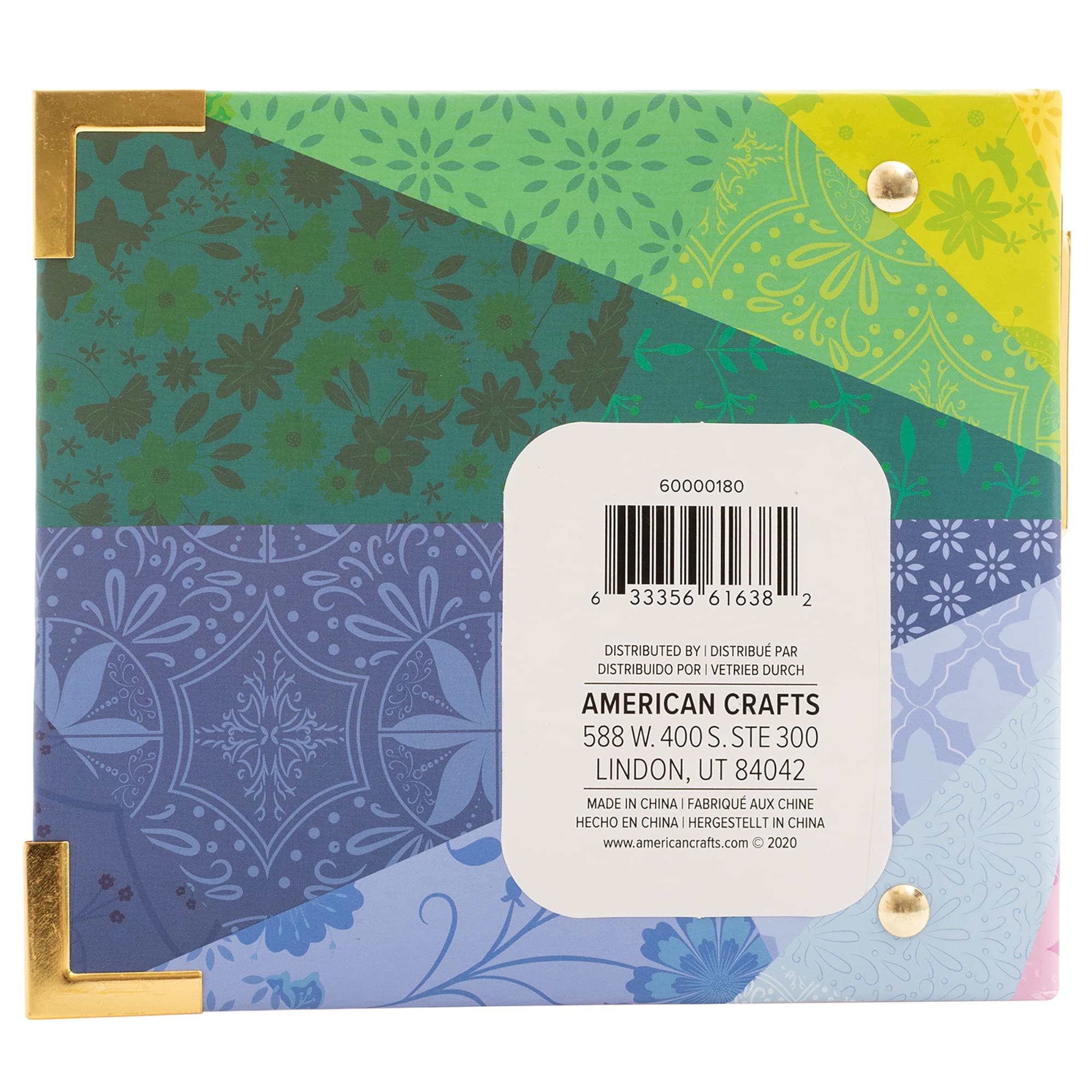 We R Memory Keepers® Color Wheel Paper Wrapped D-Ring Album, 4" x 4"