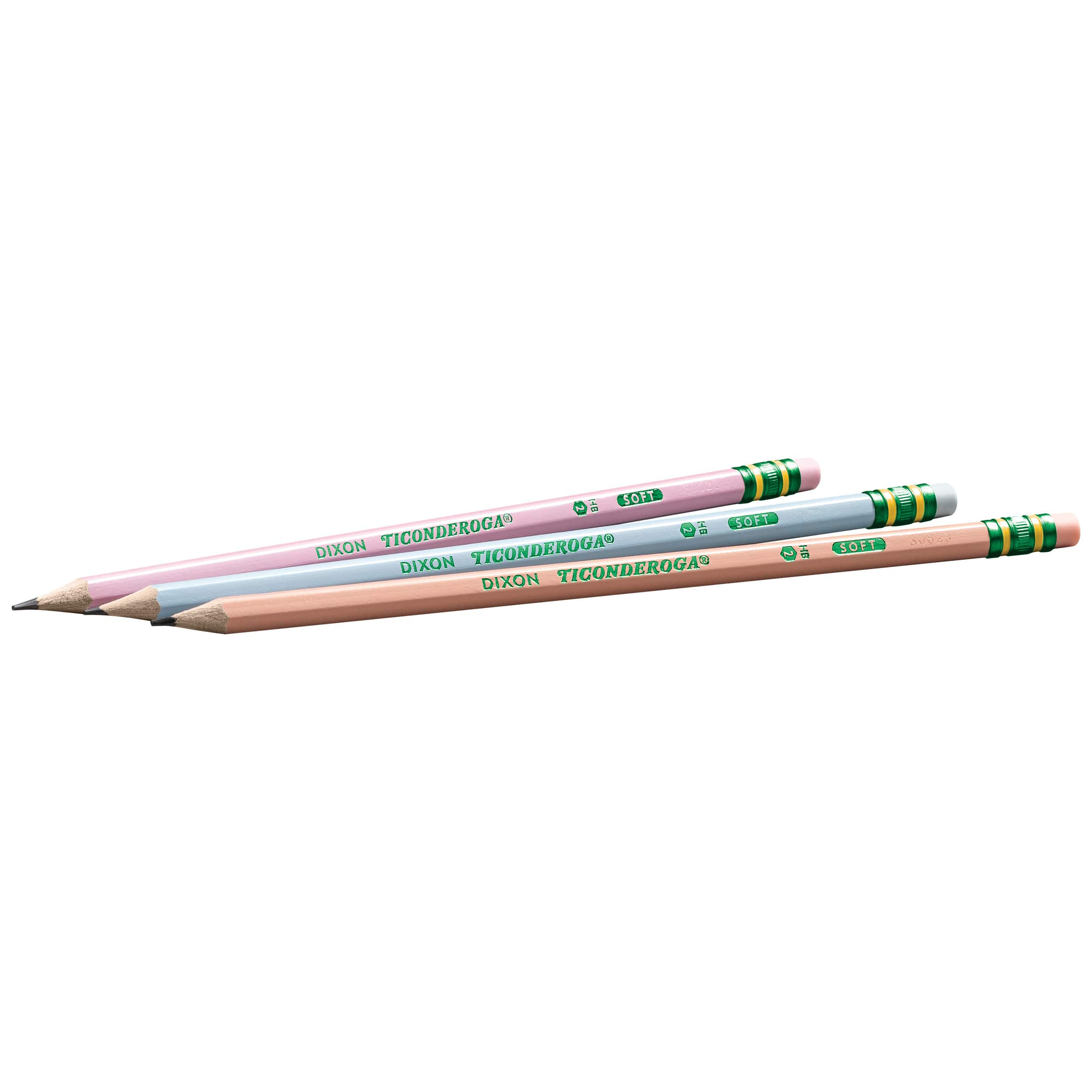 Ticonderoga&#xAE; No.2 HB Pastel Wood-Cased Pencil Set