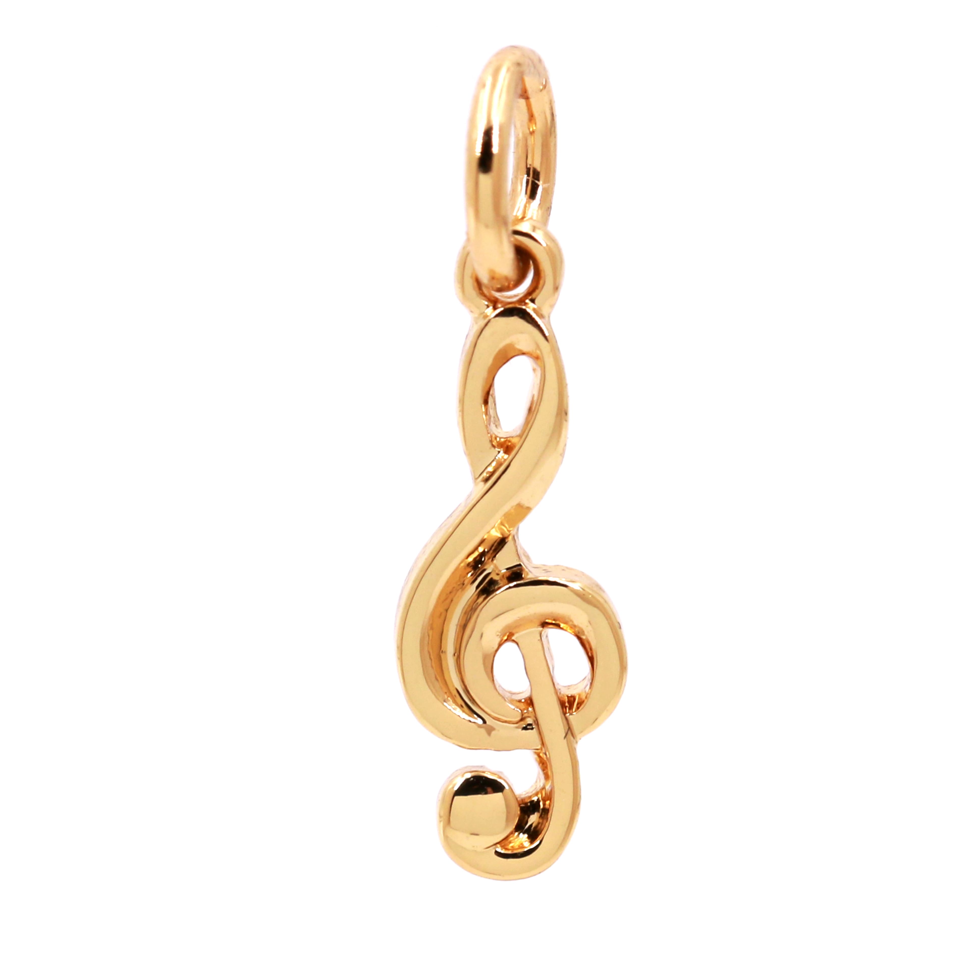 14K Gold Plated Treble Clef Charm by Bead Landing&#x2122;