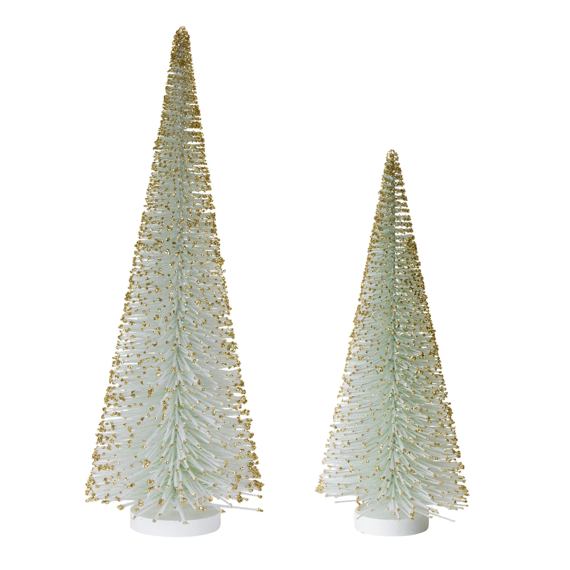 White & Green Christmas Tree Set, 13