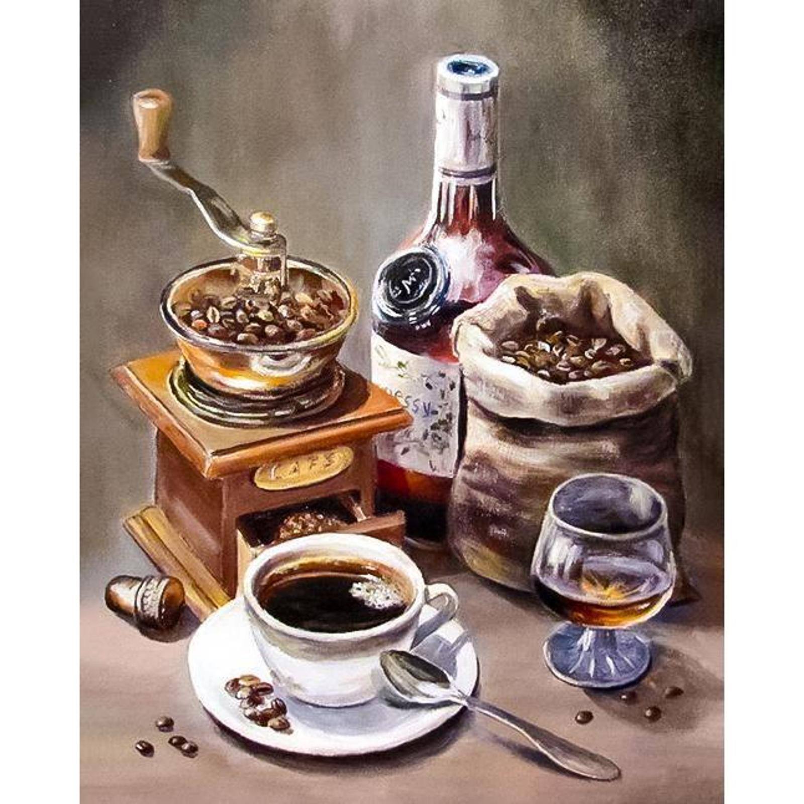 Crafting Spark Coffee Time Diamond Painting Kit