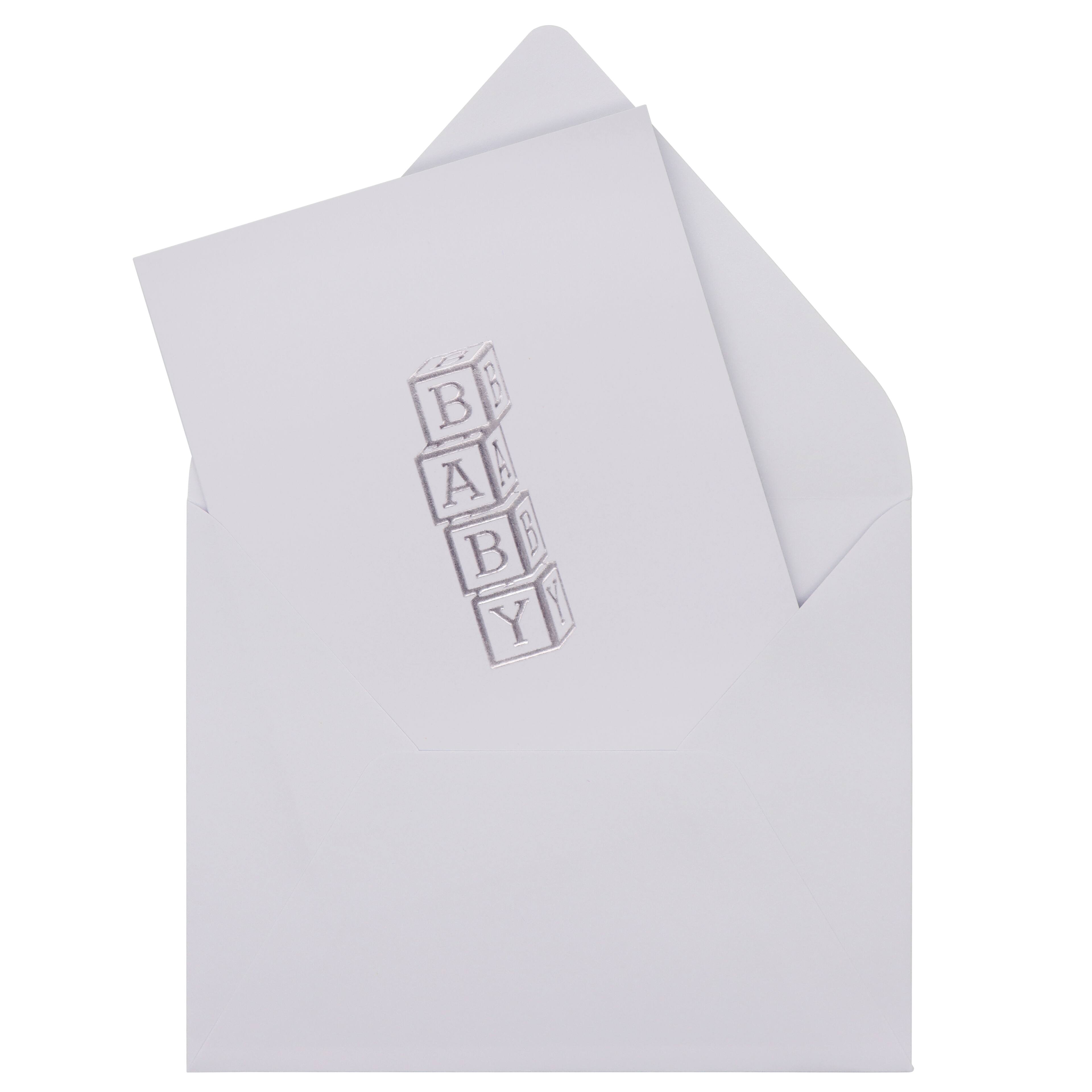 Baby Blocks Blank Greeting Card Set by Celebrate It™