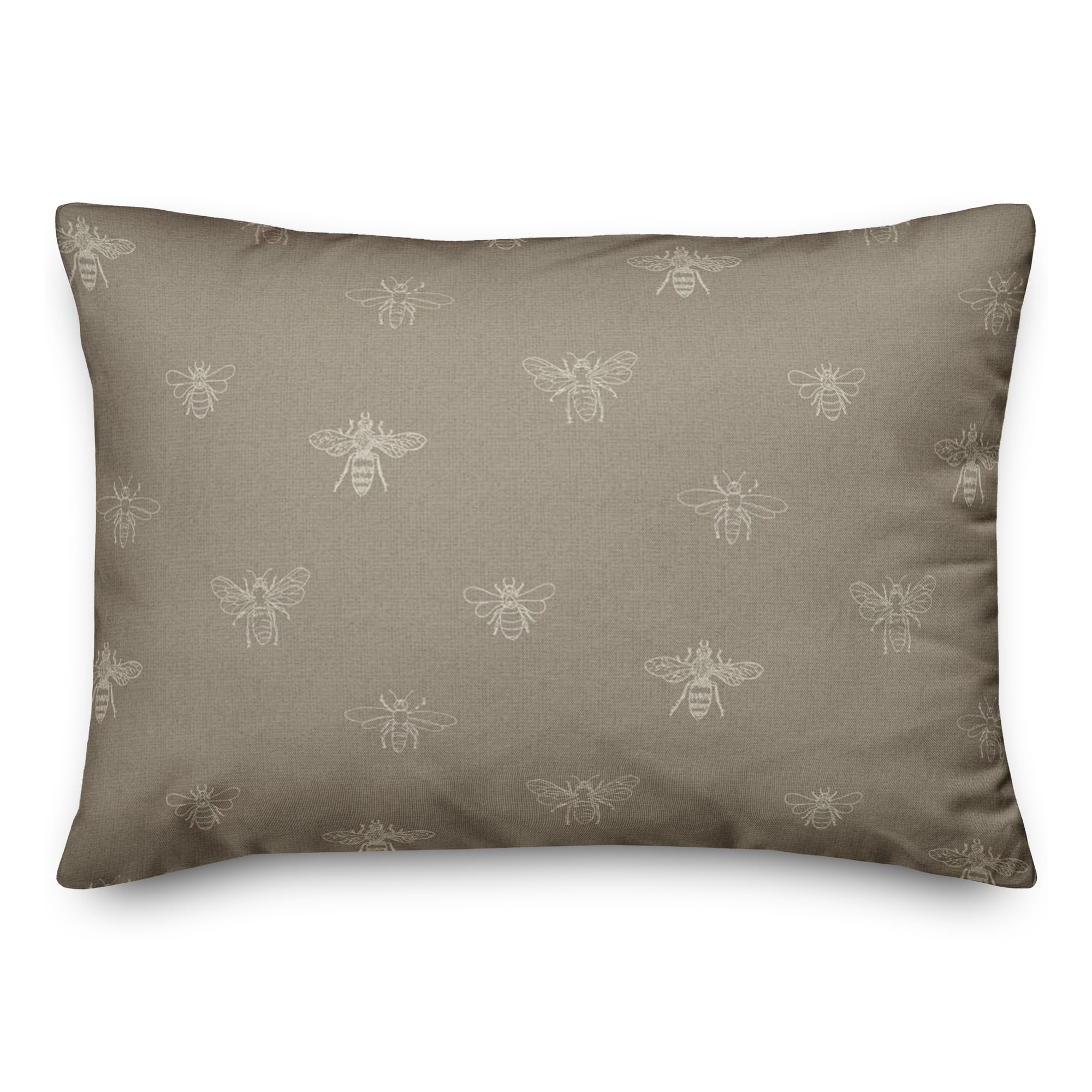 Bee Pattern Throw Pillow