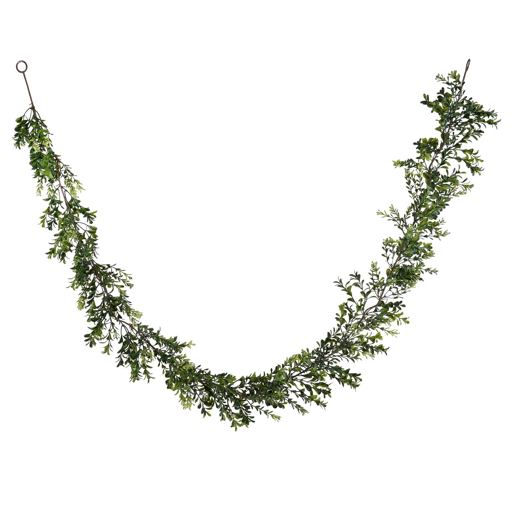 8 Pack: 6ft. Dark Green Boxwood Garland by Ashland&#xAE;