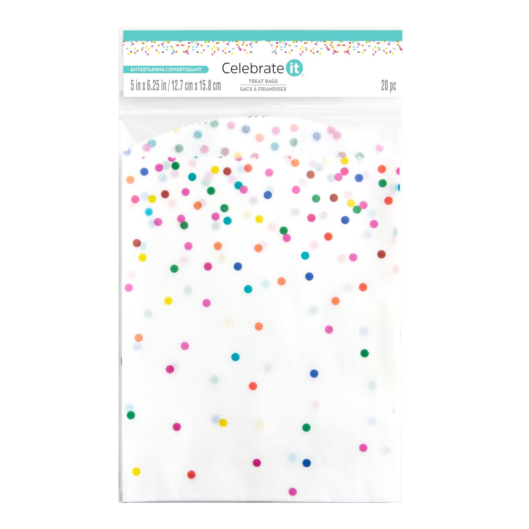 Polka Dot Spotty Paper Sweet Bags 25 50 100 200 250 5 x 7 Wedding Favours Candy