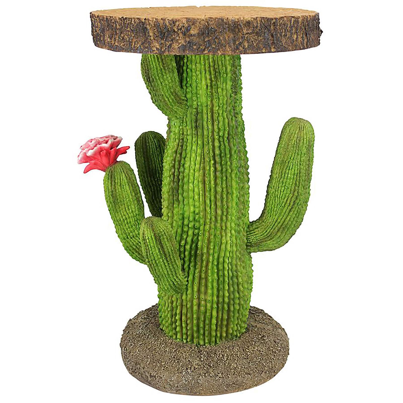 Design Toscano 20.5&#x22; Saguaro Cactus Arizona Desert Sculptural Table
