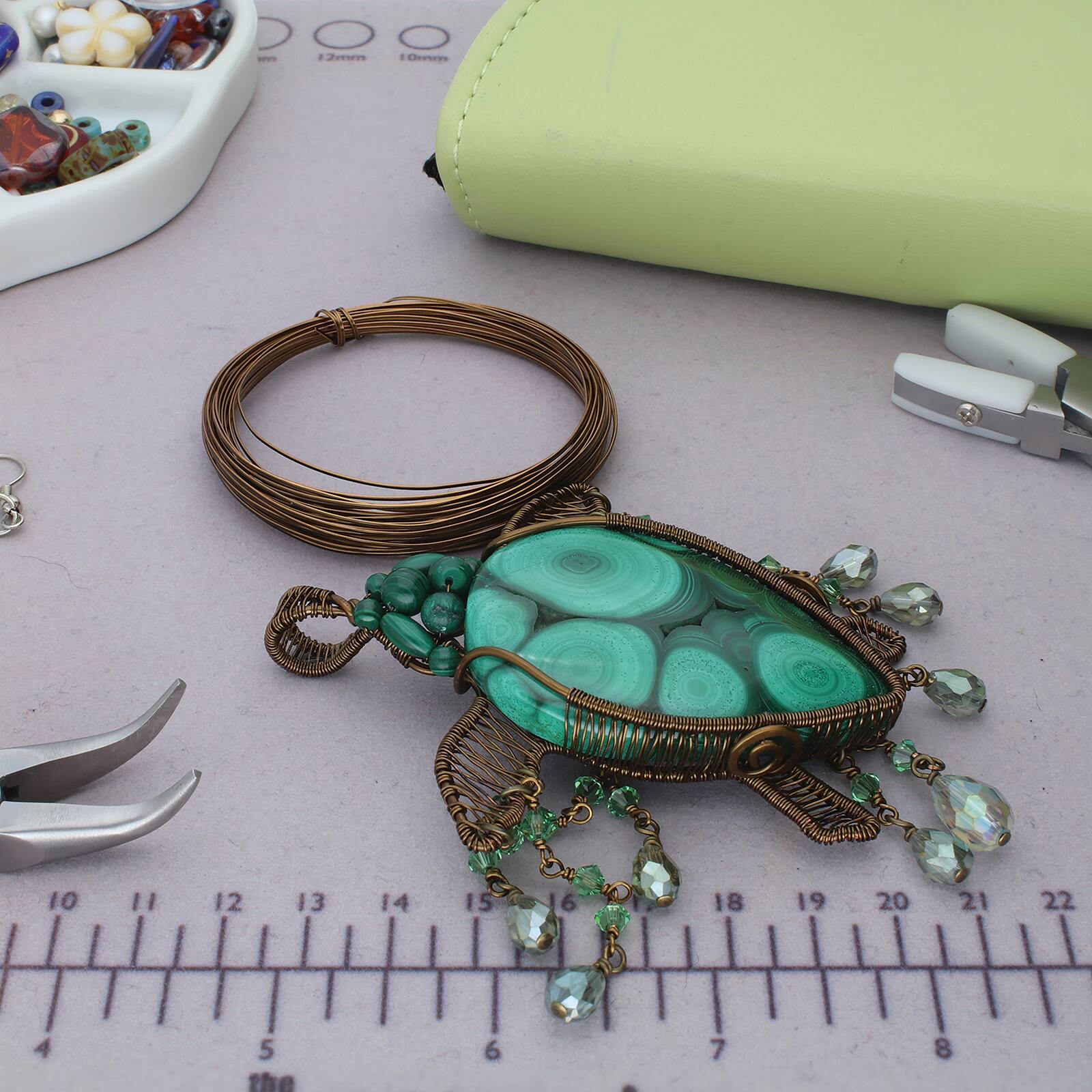 The Beadsmith® Wire Elements™ 21 Gauge Tarnish Resistant Half Round Soft Temper Wire, 7yd.