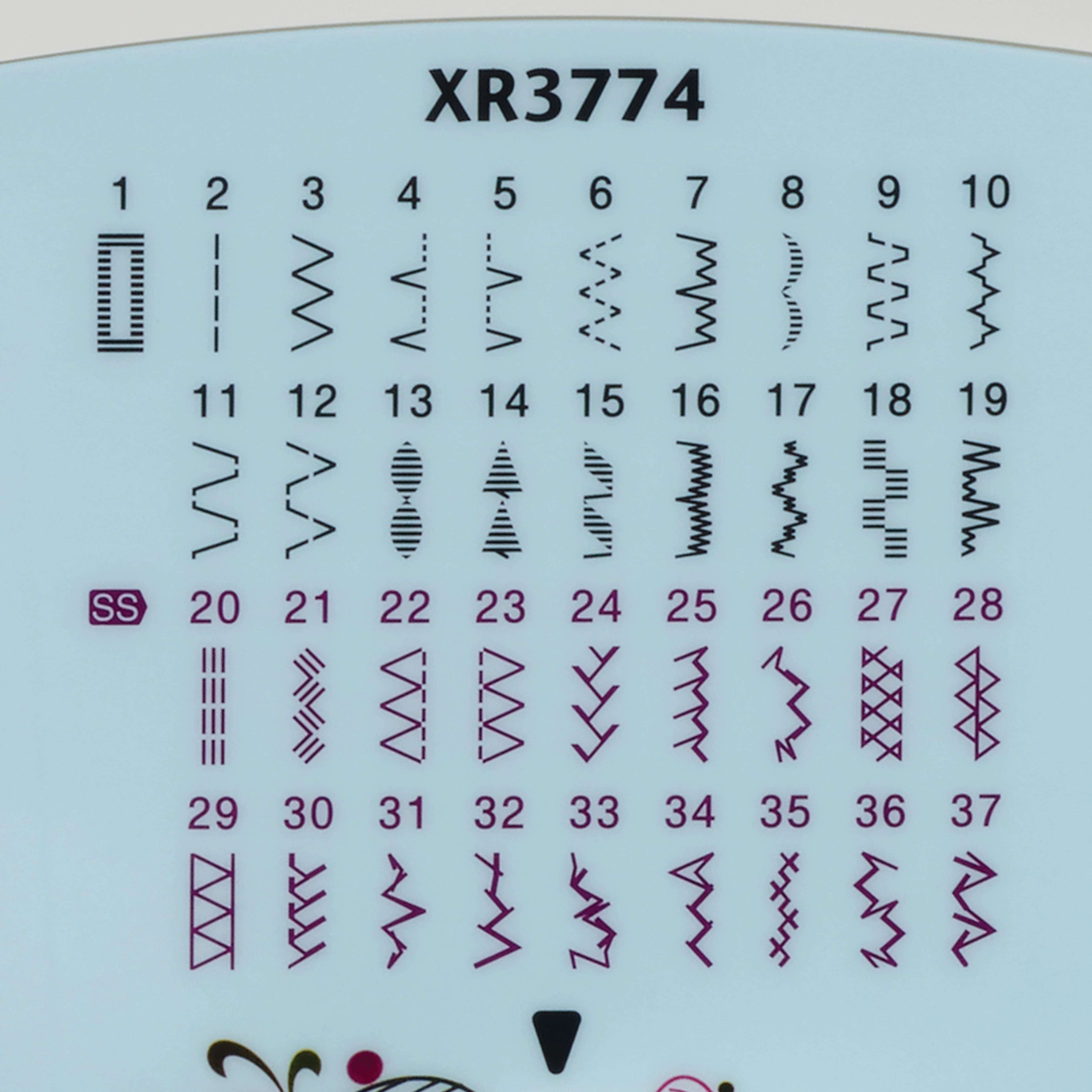 Brother XR3774 37-Stitch Sewing & Quilting Machine with Wide Table