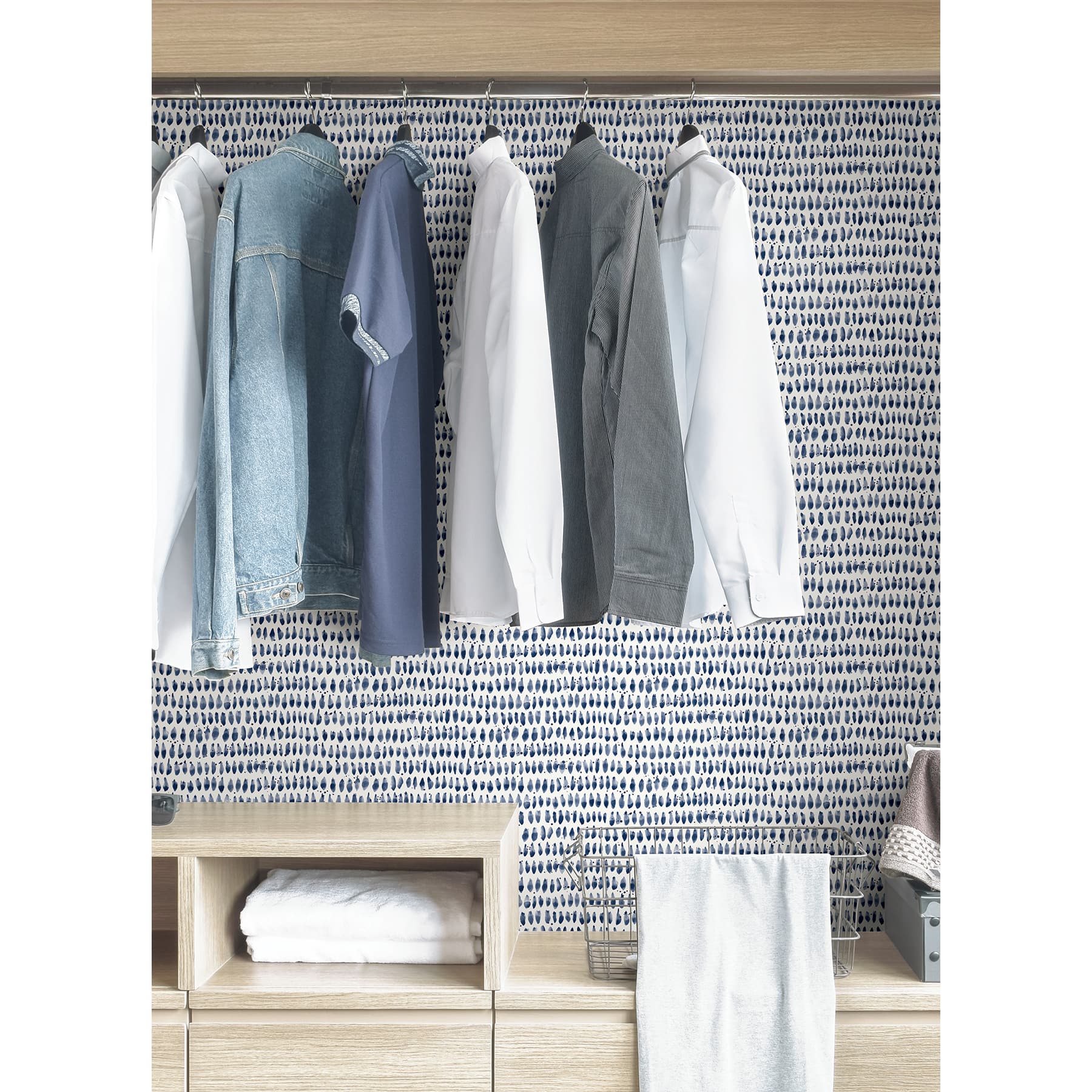 InHome Mystical Navy Peel &#x26; Stick Wallpaper