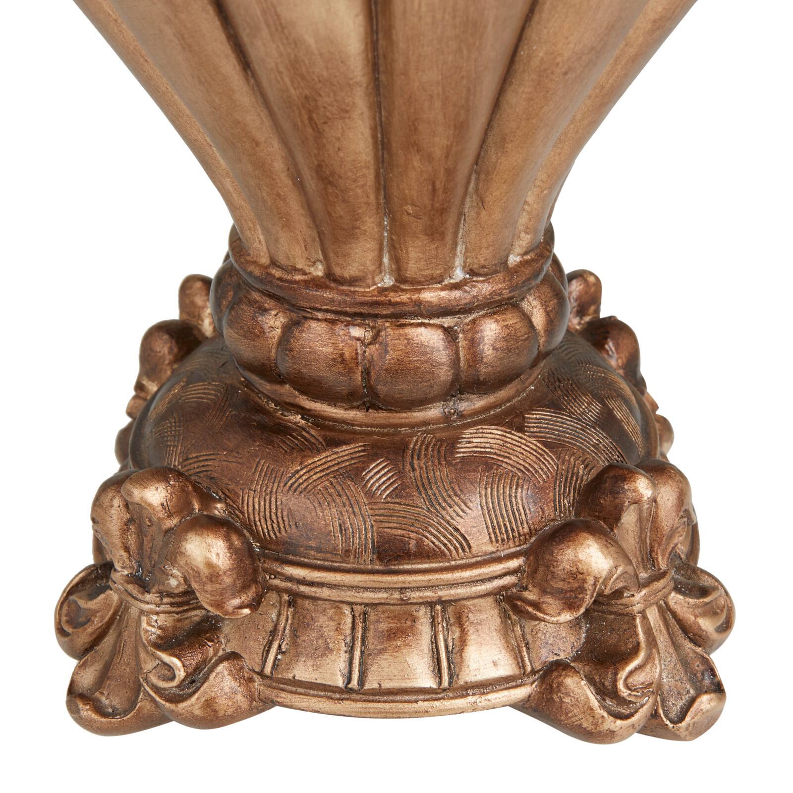 17" Bronze Traditional Decorative Jar