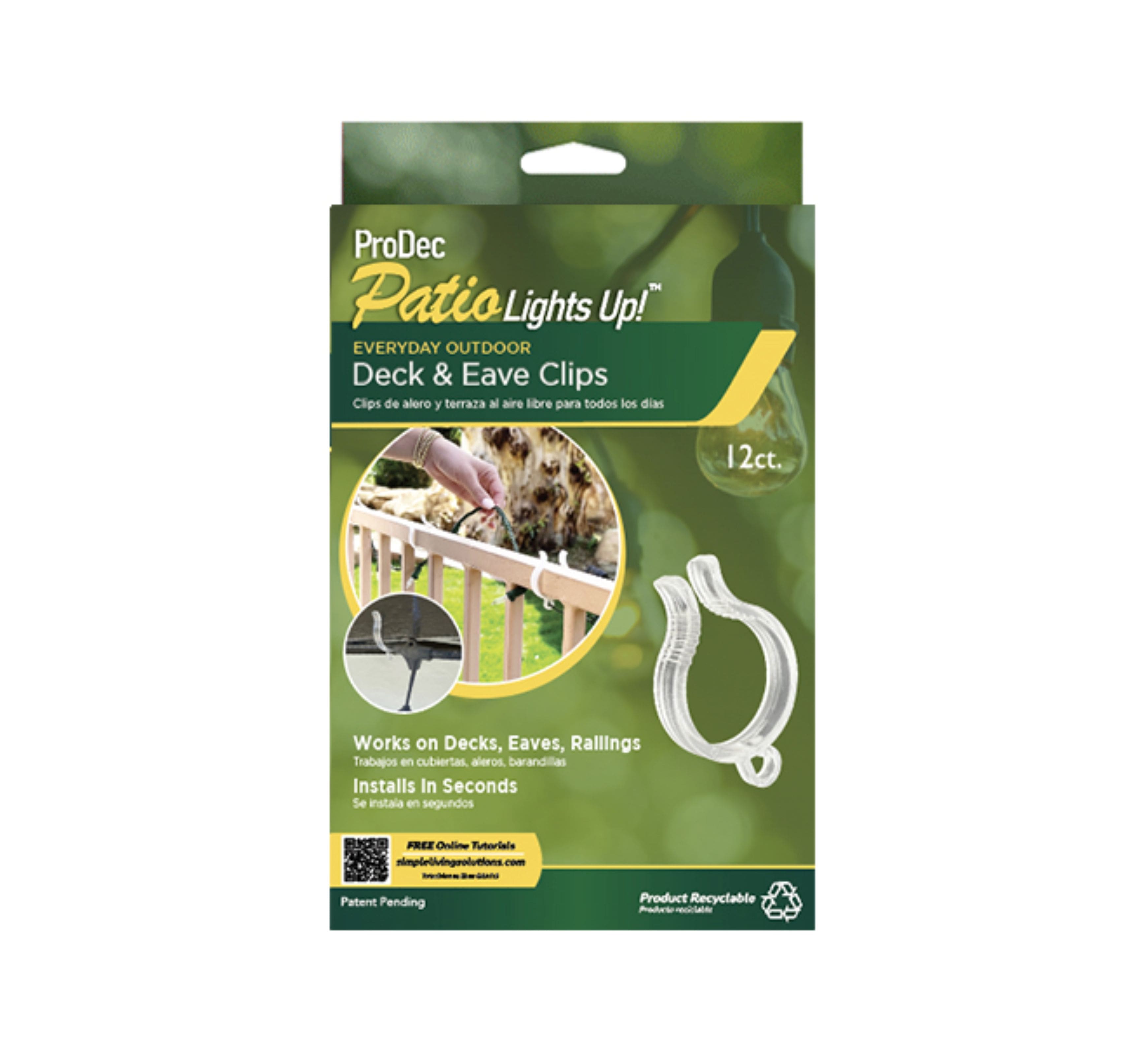 Simple Living Solutions&#xAE; Pro Dec&#x2122; Deck &#x26; Eave Clips, 12ct.