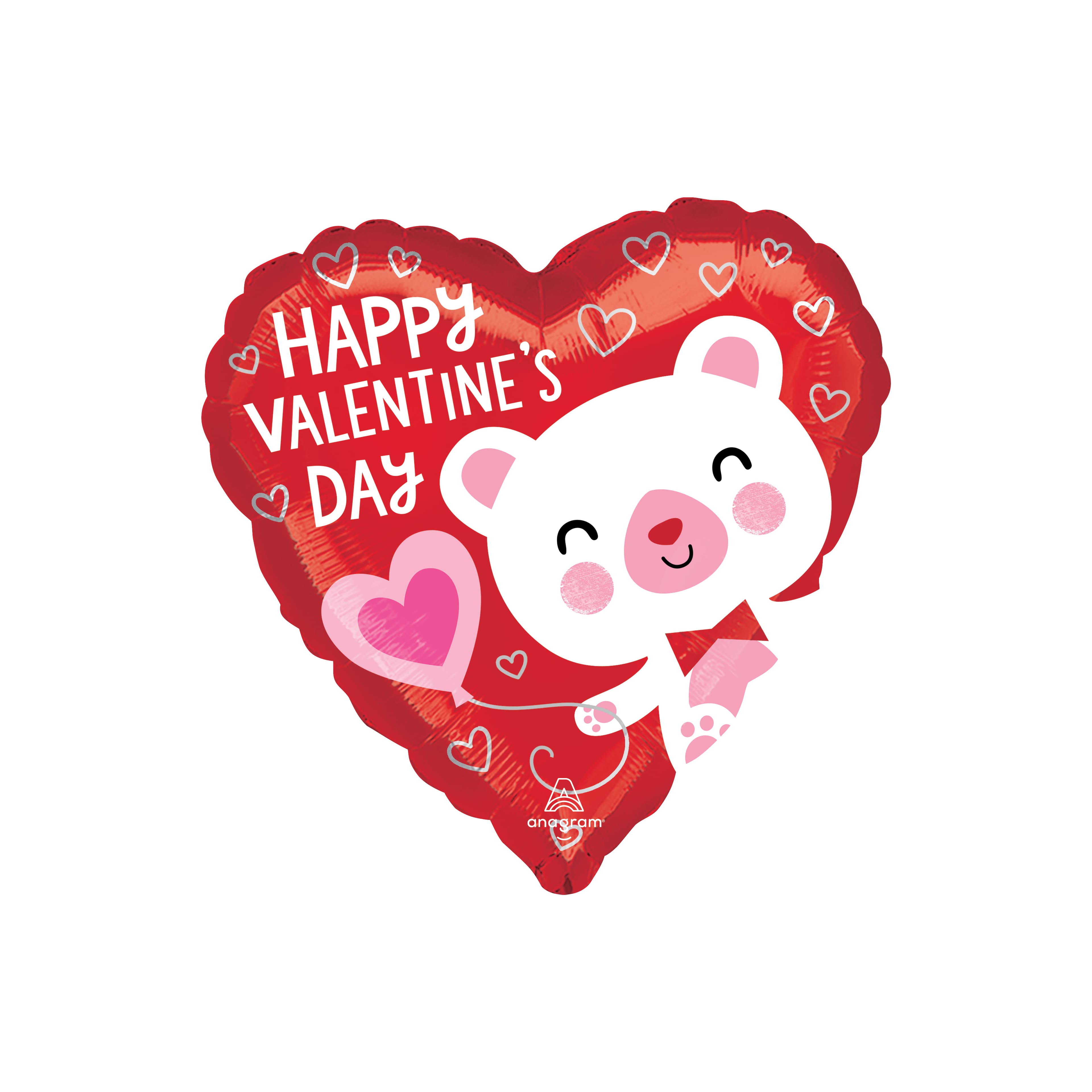 17&#x22; Happy Valentine&#x27;s Day Mylar Balloon