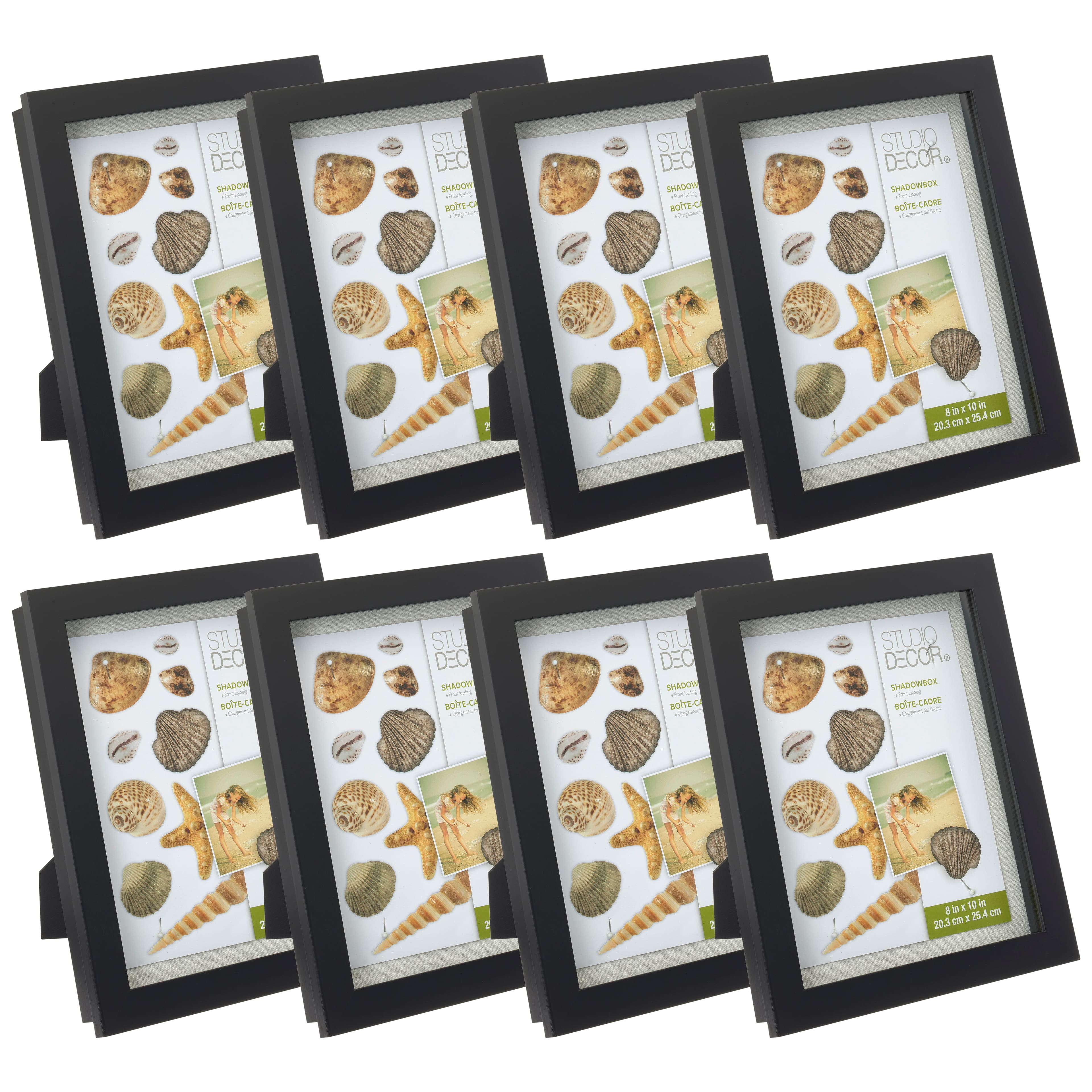 8 Pack: Black 8&#x22; x 10&#x22; Shadow Box by Studio D&#xE9;cor&#xAE;