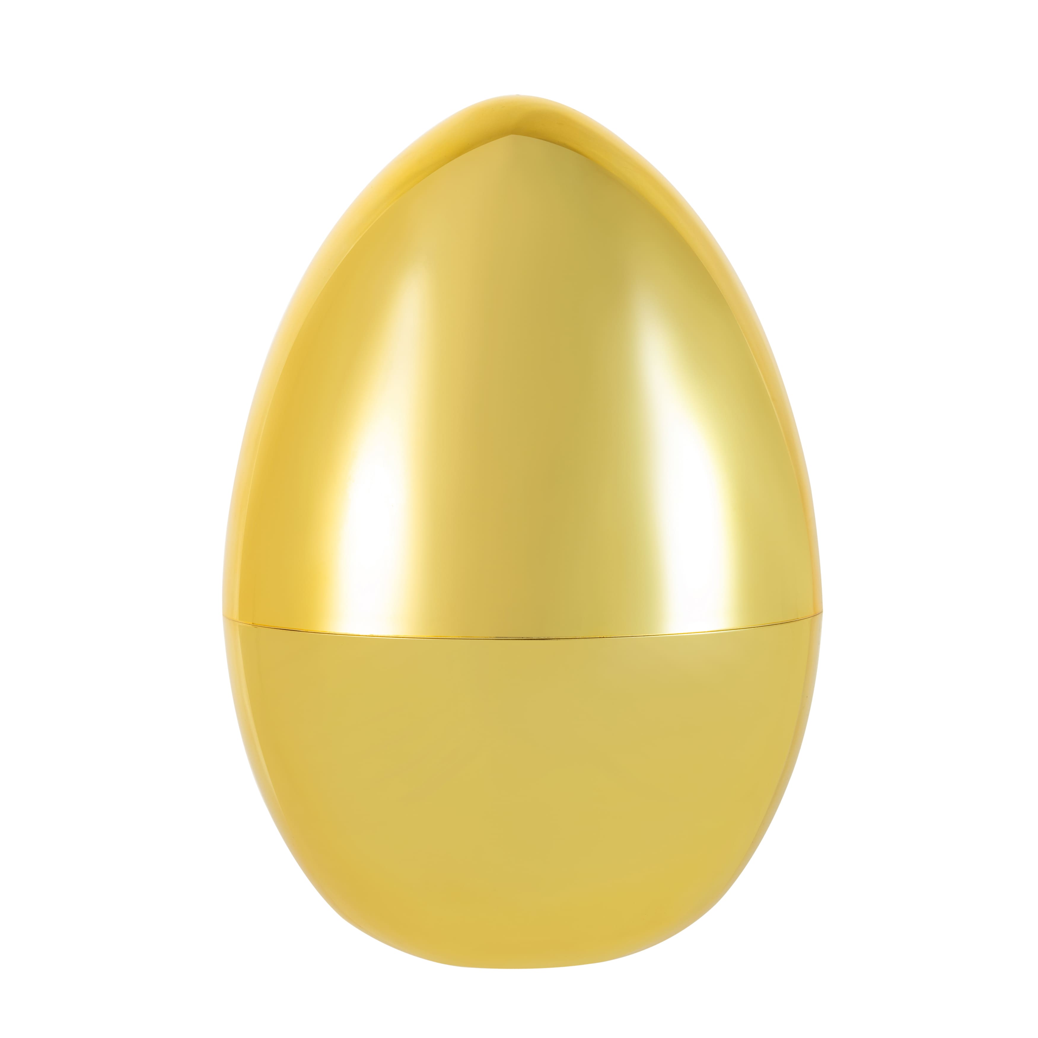 10&#x22; Gold Plastic Easter Egg by Creatology&#x2122;