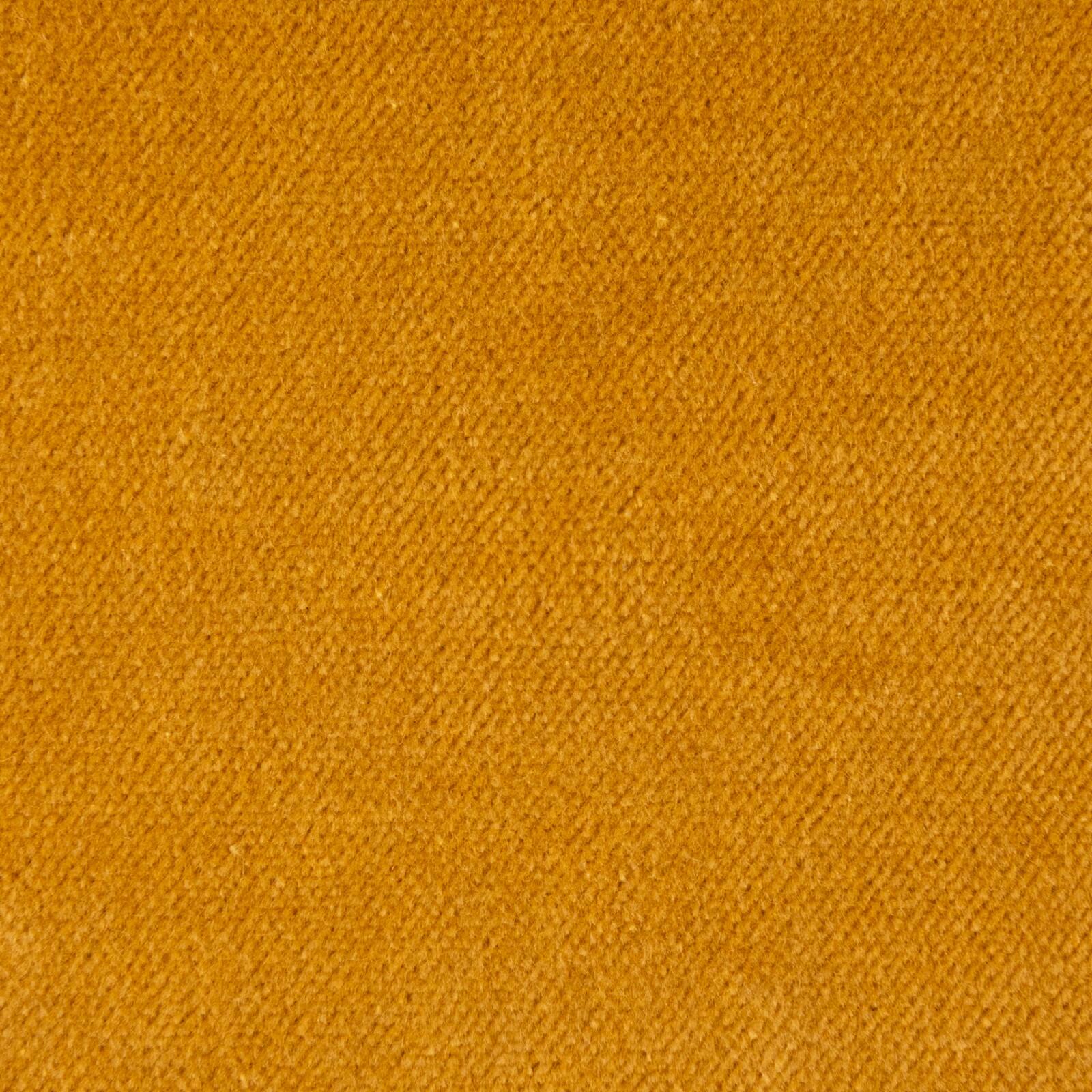 Hello Honey® 14" Modern Table Lamp with Glass Base & Mustard Yellow Velvet Shade