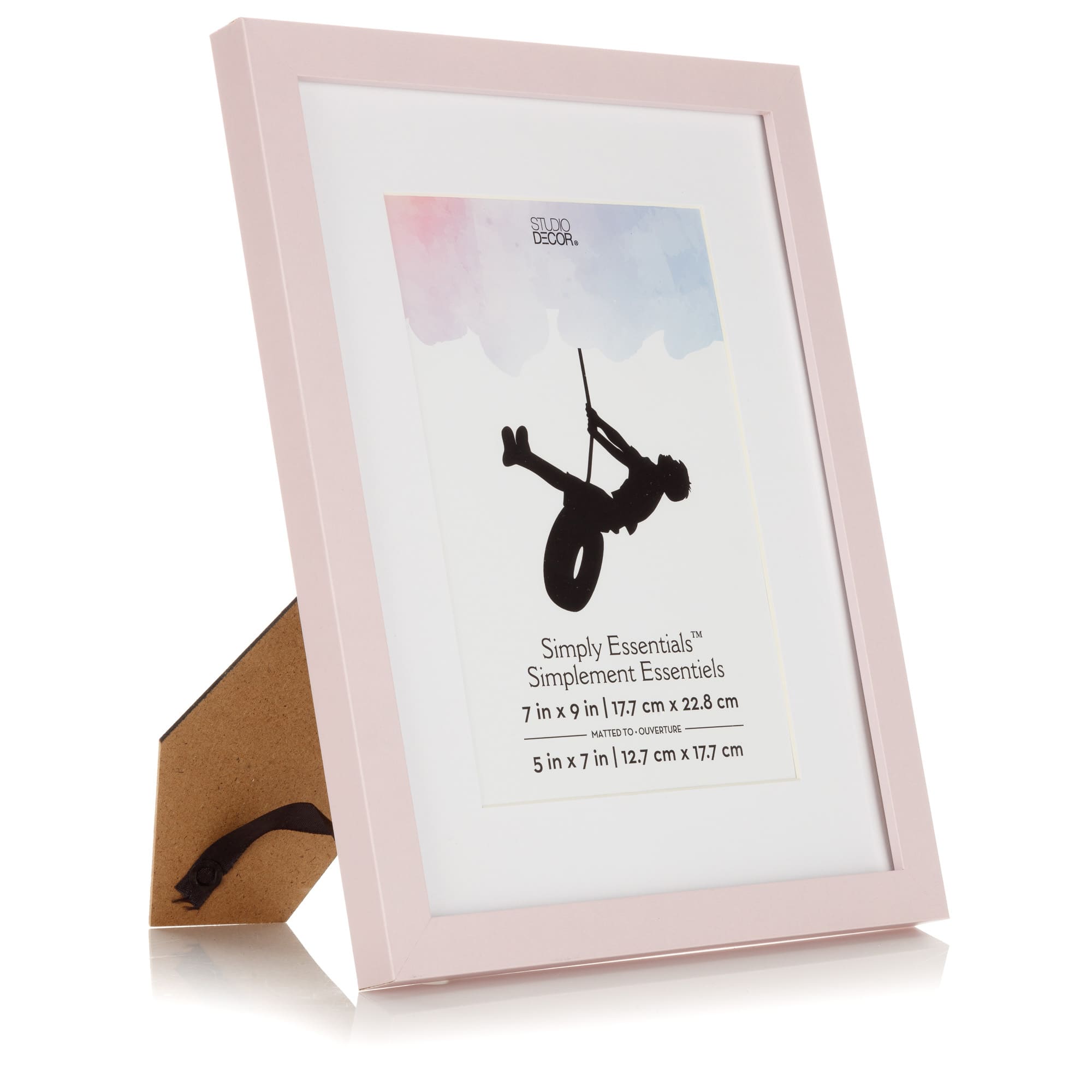 Pink Linear 5&#x22; x 7&#x22; Frame with Mat, Simply Essentials&#x2122; by Studio D&#xE9;cor&#xAE;