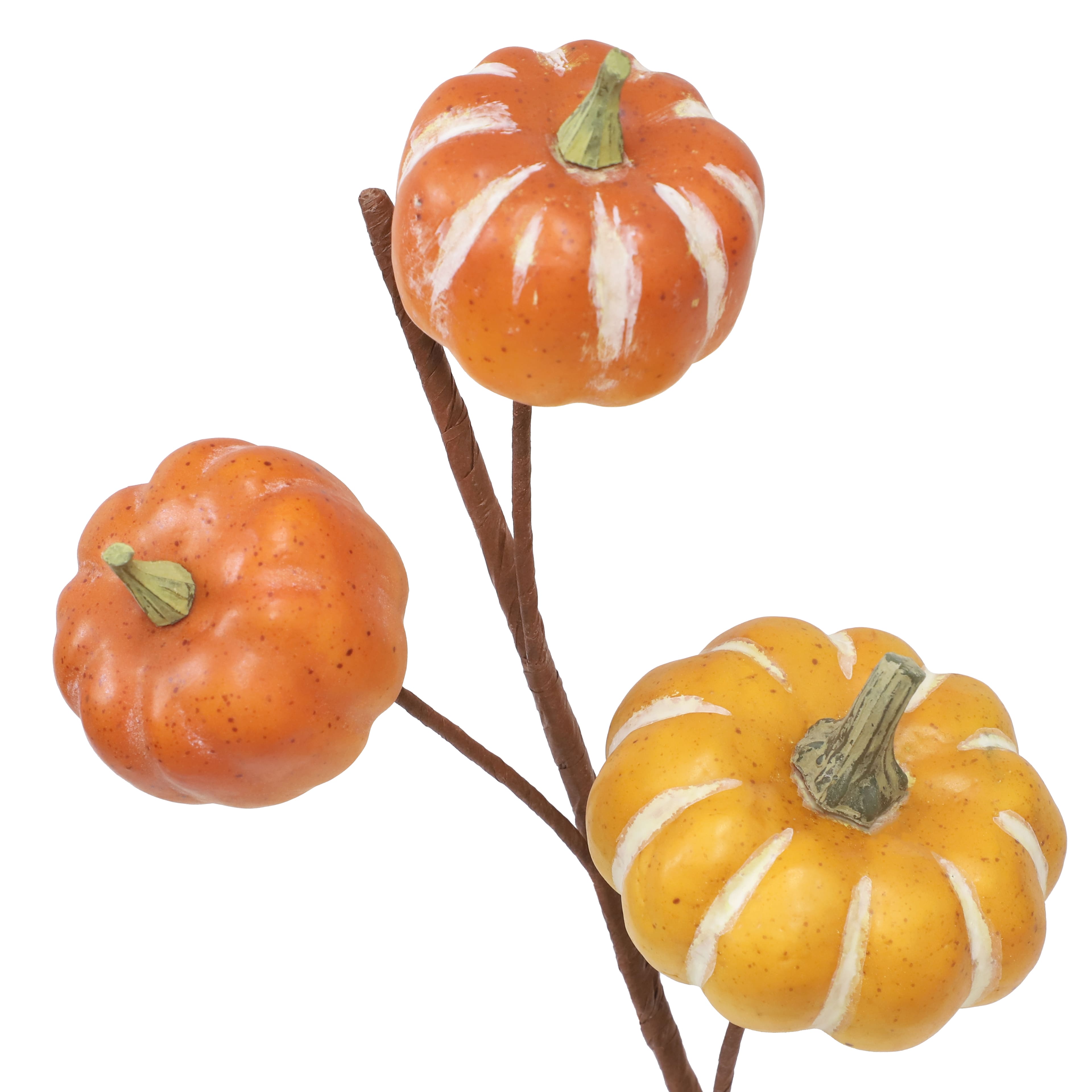 11.5&#x22; Orange &#x26; Yellow Pumpkin Pick by Ashland&#xAE;