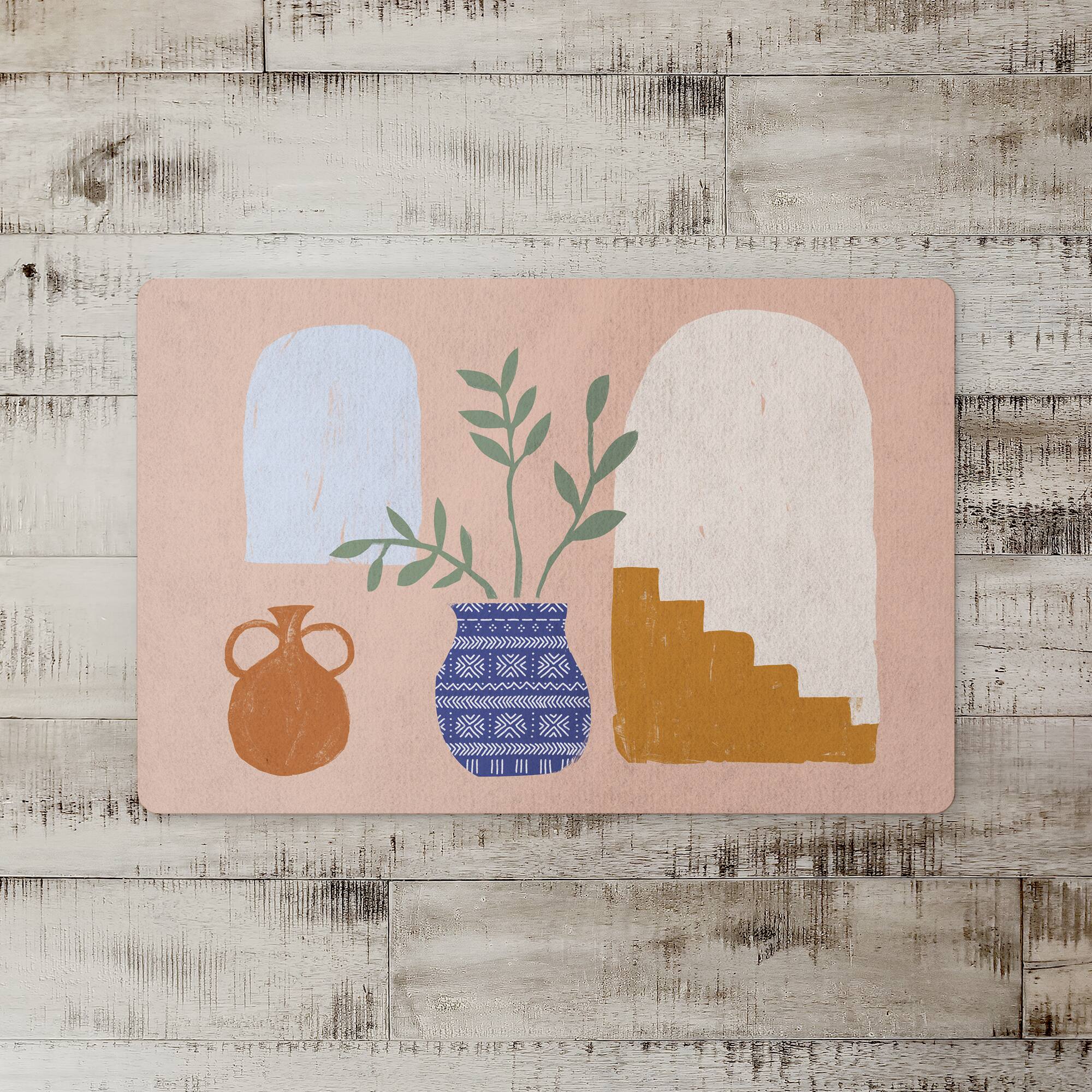 Simple Mod Still Life 27&#x22; x 18&#x22; Floor Mat
