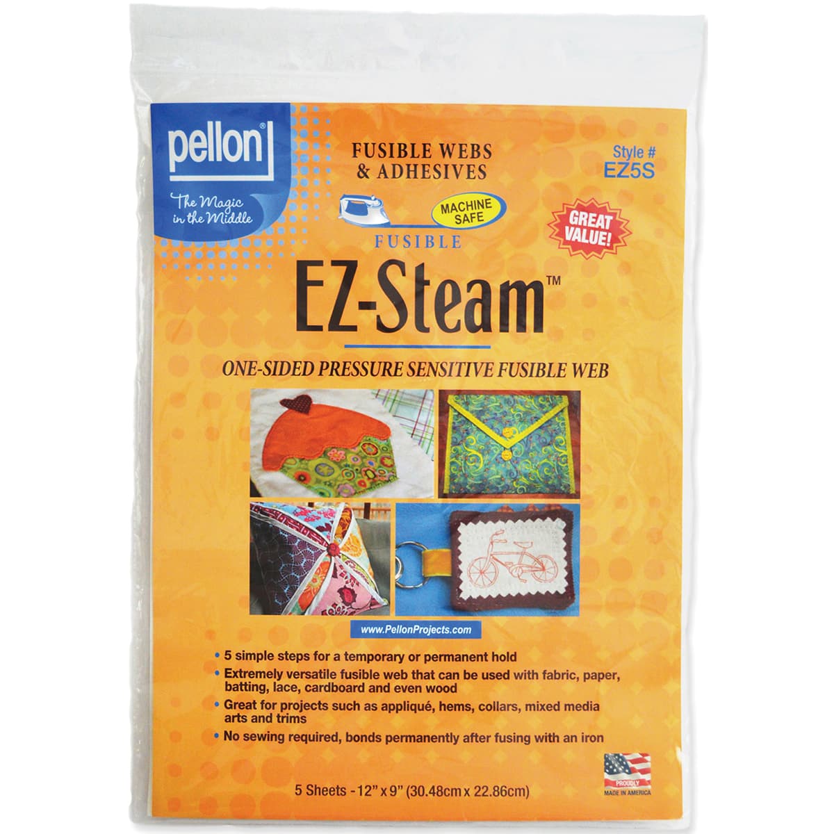 Pellon® EZ-Steam®, 12" x 9"