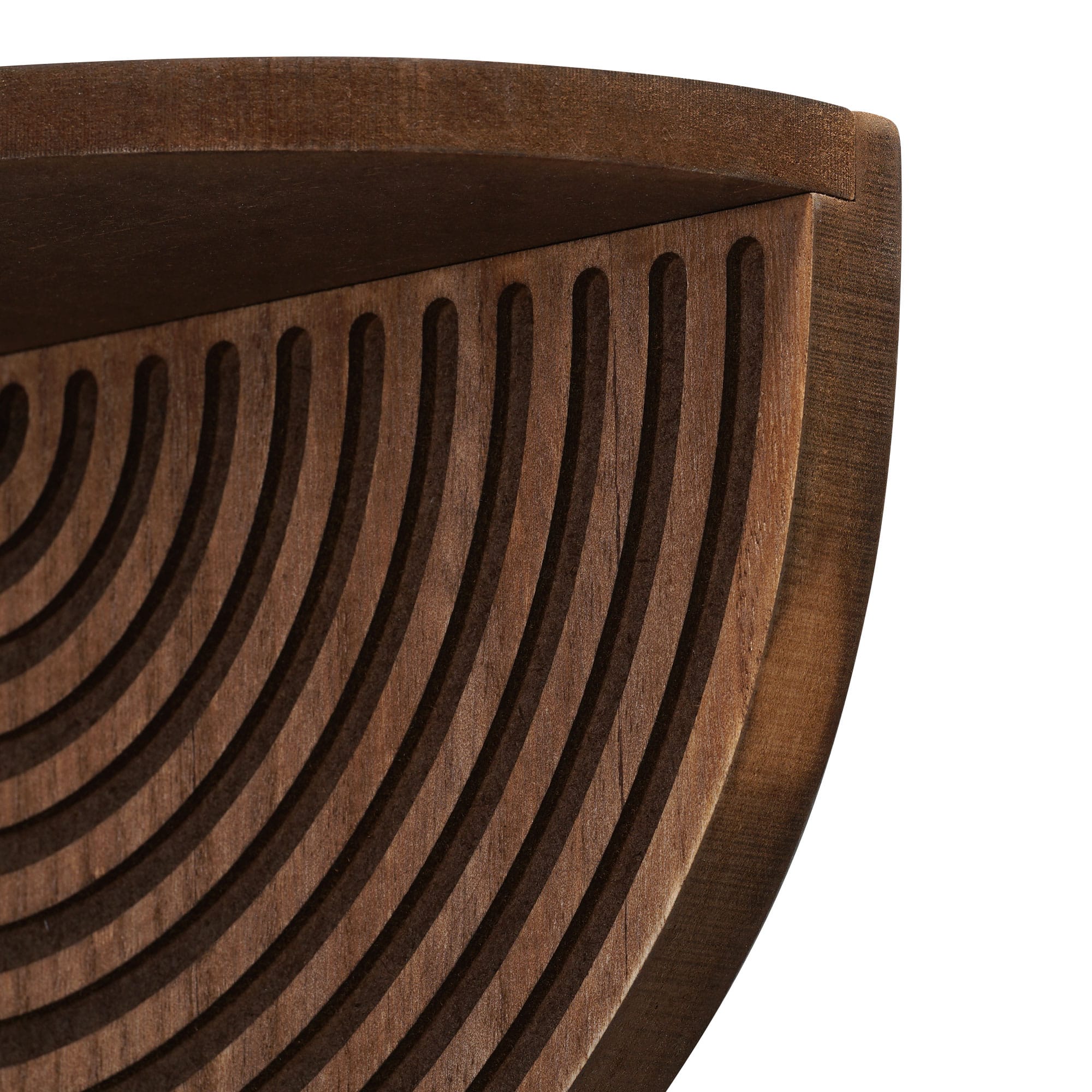 American Art Decor Half Circles Meet Right Angles 4-Piece Shelf Set - 10" x 5.5", 6.25" x 11.75"