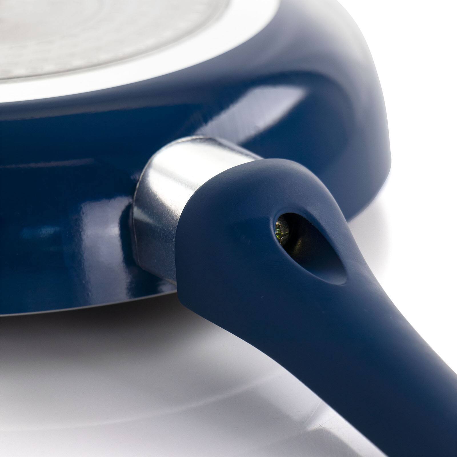 Gibson Home® Charmont 9.5'' Yale Blue Nonstick Aluminum Frying Pan