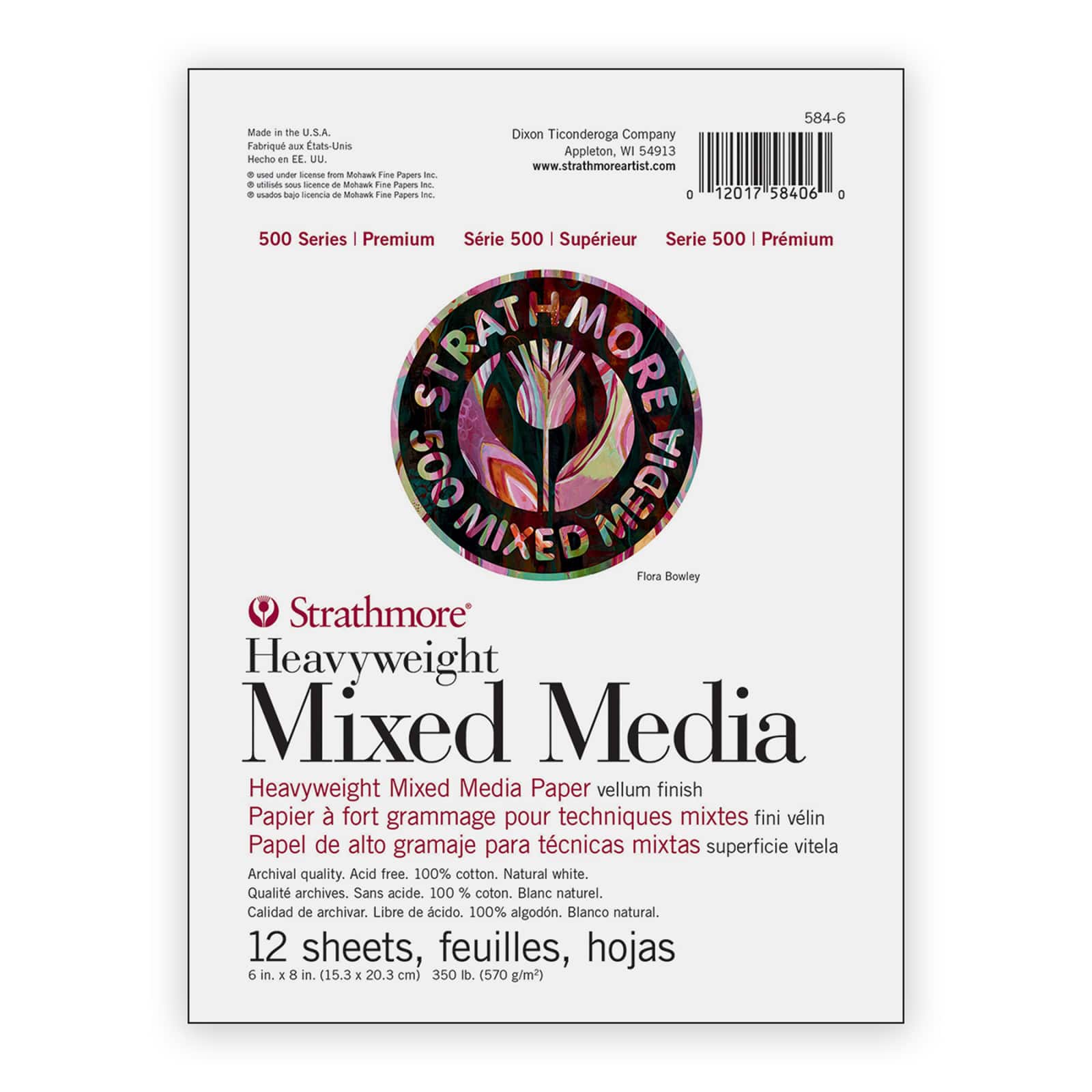 Strathmore® 500 Series Heavyweight Mixed Media Paper Pad