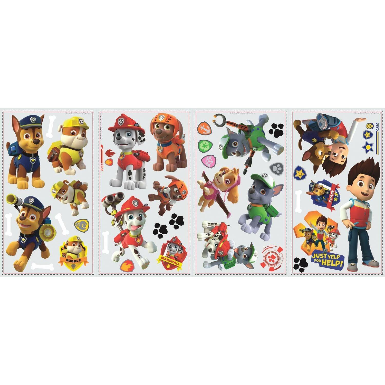 RoomMates Paw Patrol Peel & Stick Wall Decals