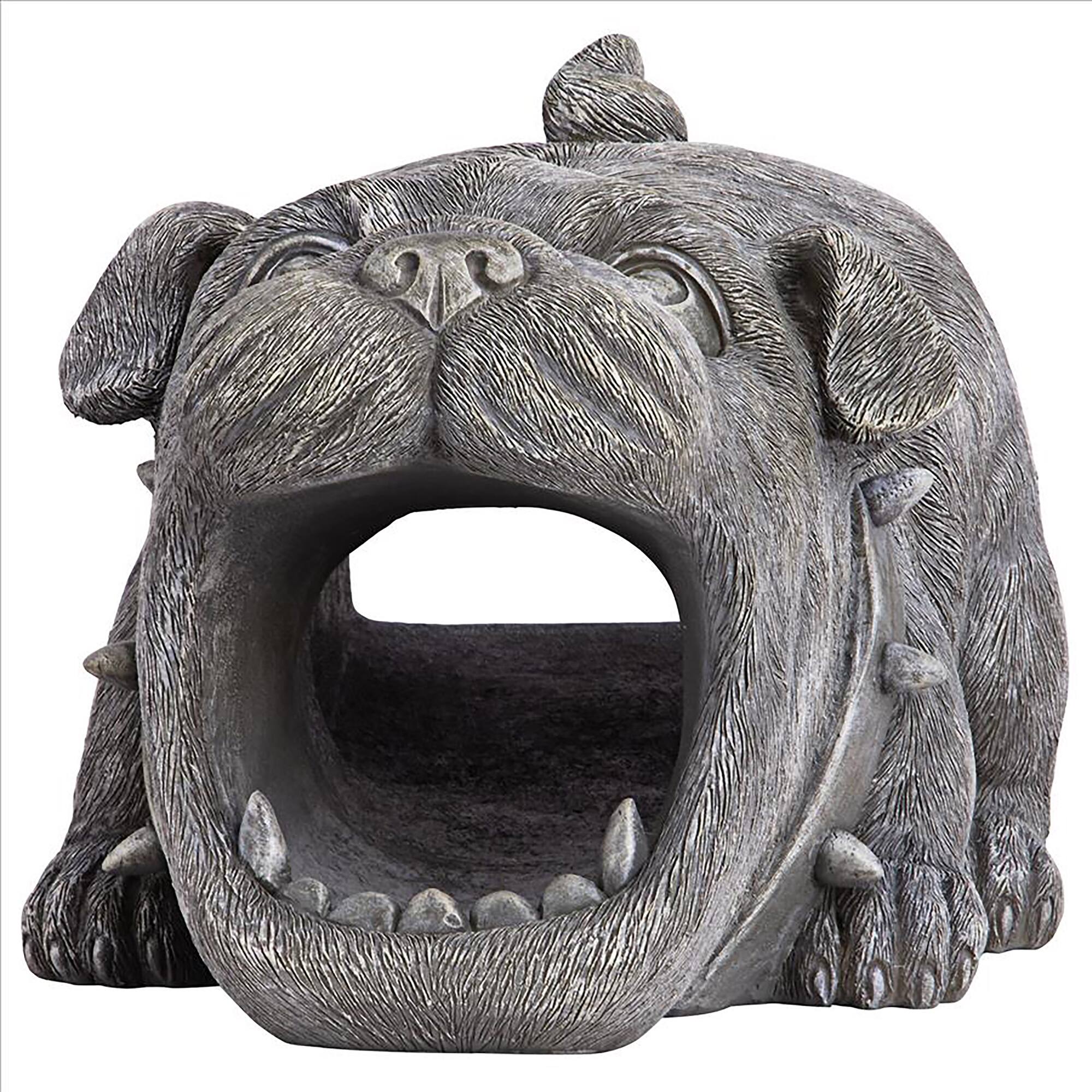 Design Toscano 10.5&#x22; Butch the Bulldog Gutter Guardian Downspout Statue