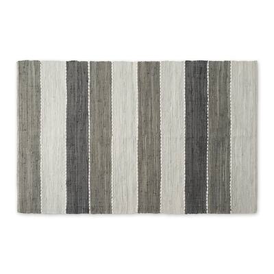 DII® Color Block Cotton Chindi Rug, 4ft. x 6ft., Color: Gray | Michaels