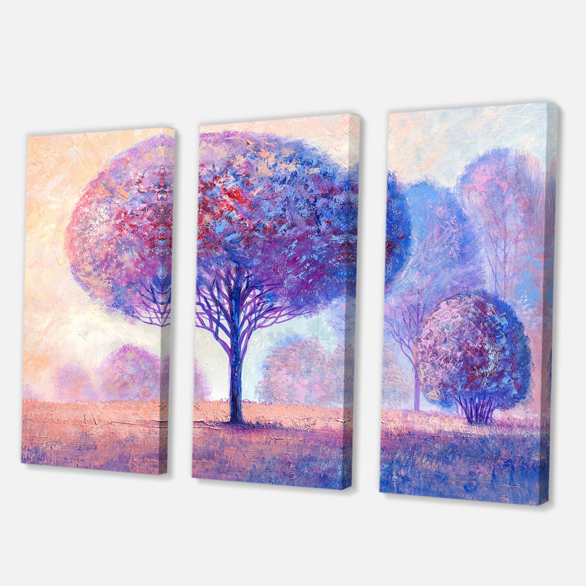 Designart - Colourful Trees Impression II