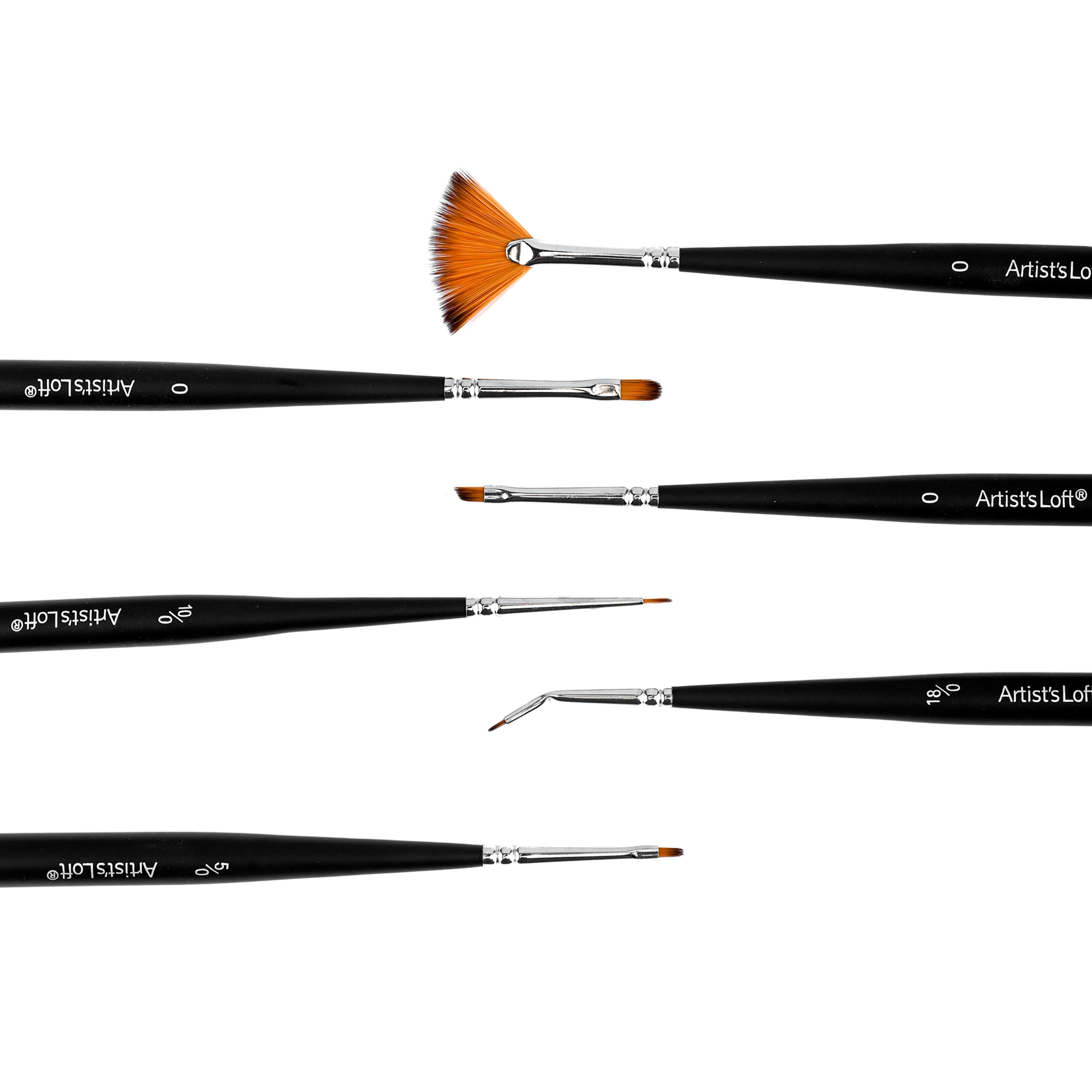 6-Piece Mixed Media Detail Brush Set by Artist&#x27;s Loft&#xAE;