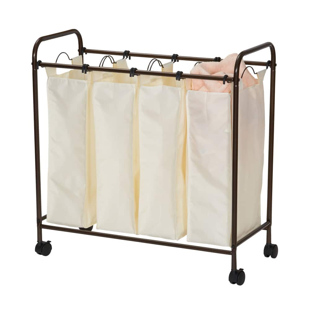 Household Essentials Rolling Laundry Sorter