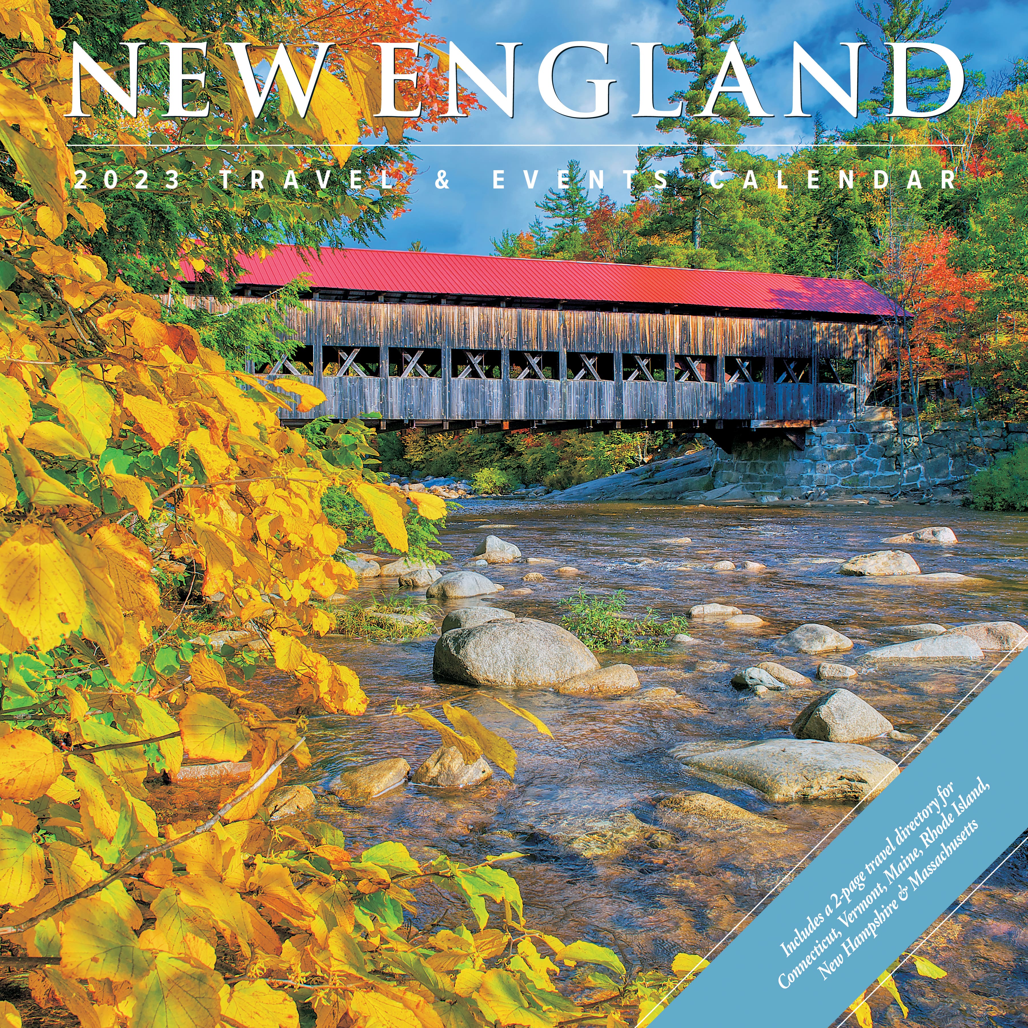 2023 New England Wall Calendar Michaels