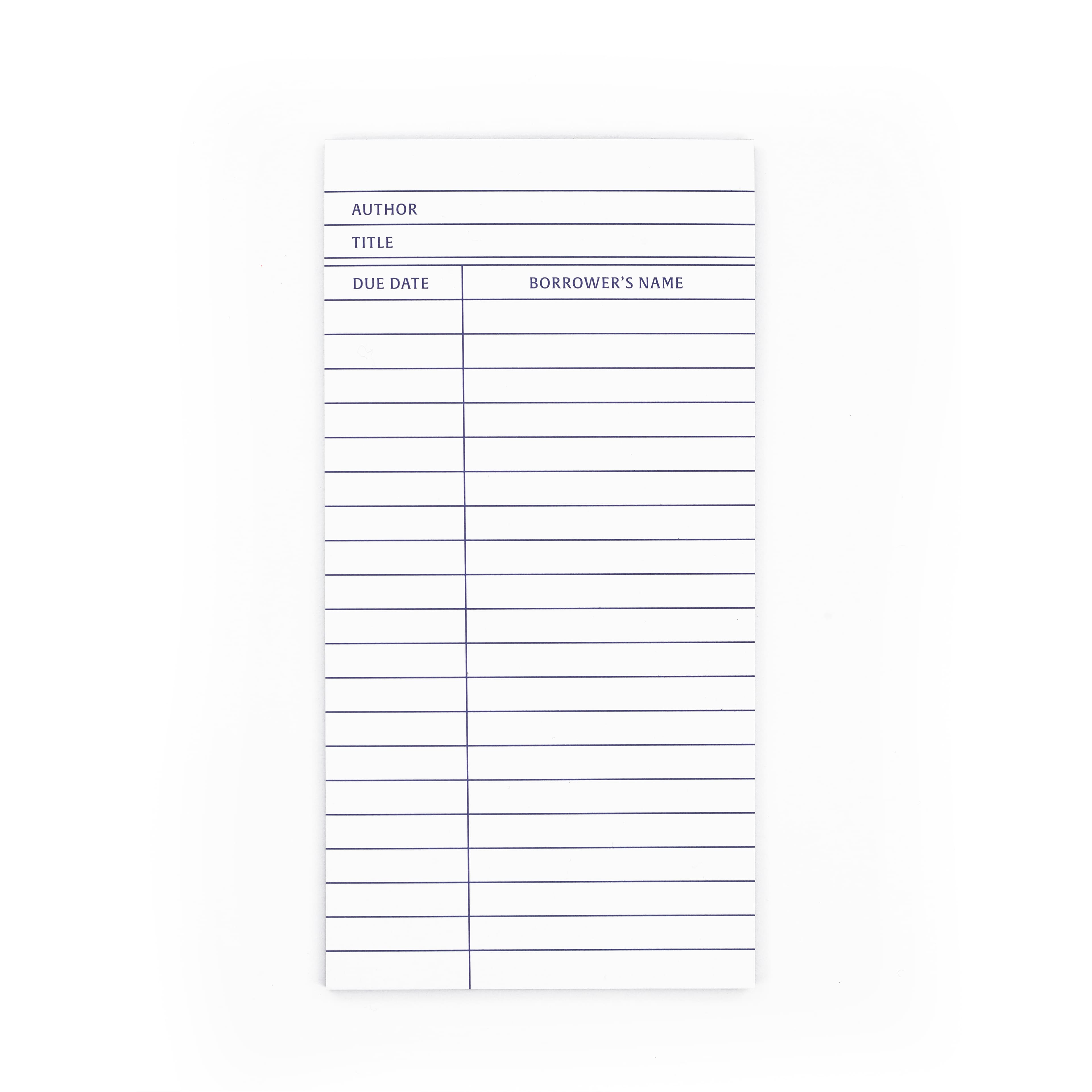 Assorted 4" x 8" Bookish Magnetic Notepad, 1pc. by Fab Finds