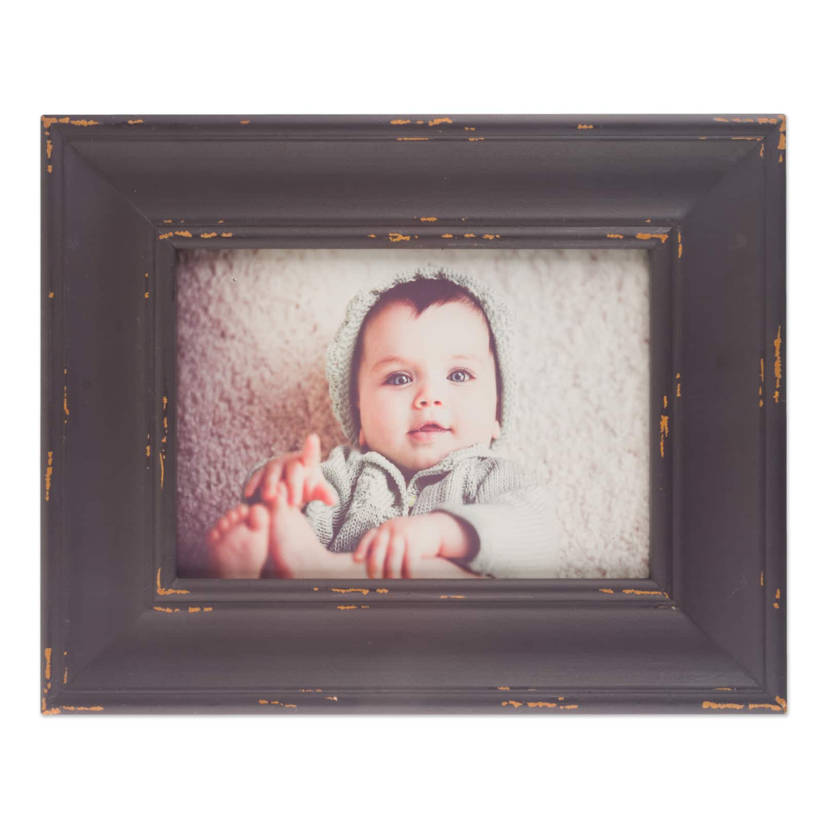 DII® Barnwood Distressed 5" x 7" Farmhouse Picture Frame