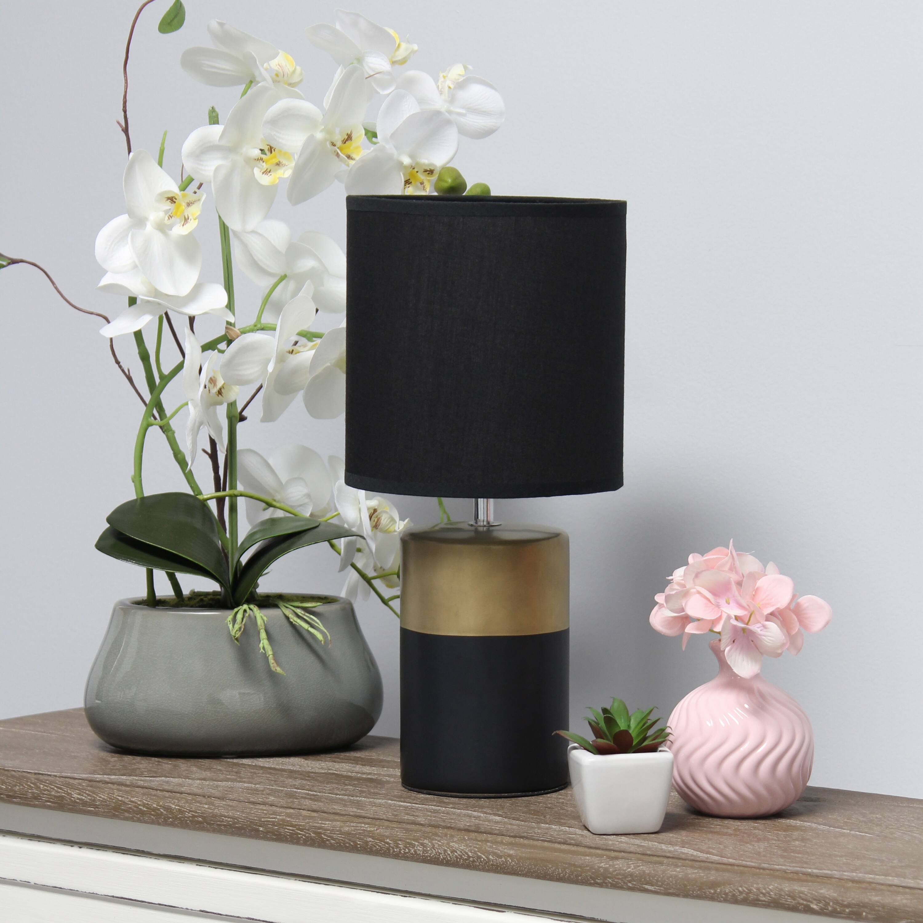 Simple Designs Two Toned Basics Table Lamp