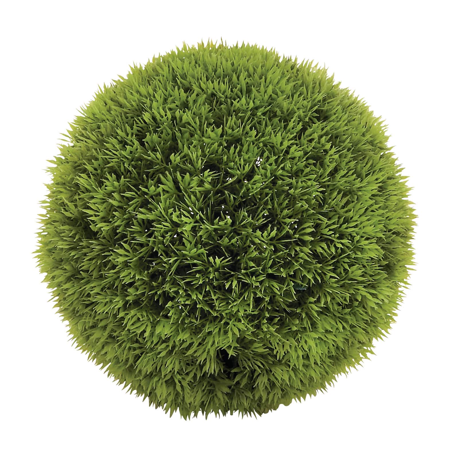 CosmoLiving by Cosmopolitan 9&#x22; Green Contemporary Style Faux Grass Ball Artificial Foliage