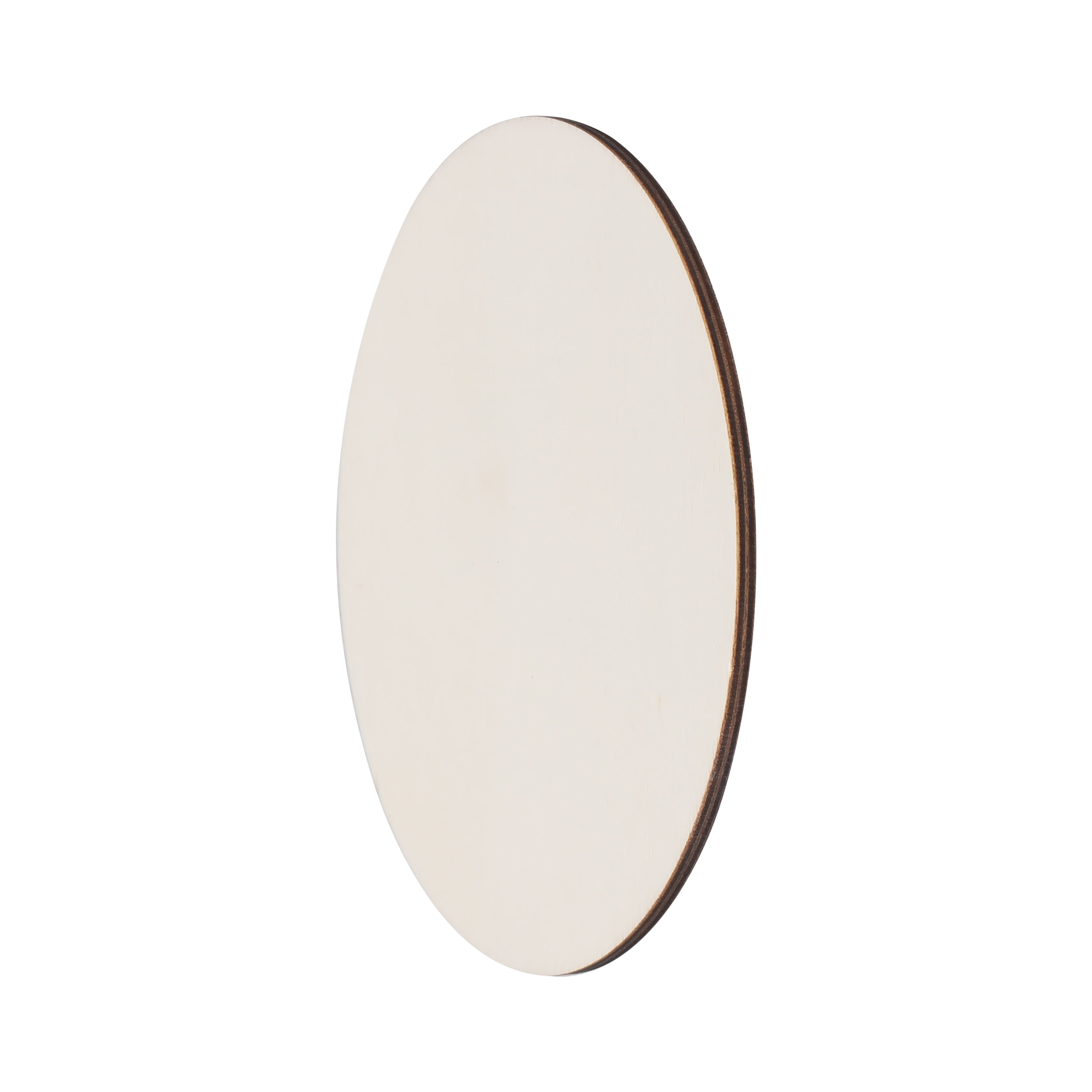 5.5&#x22; Wood Oval Plaque by Make Market&#xAE;